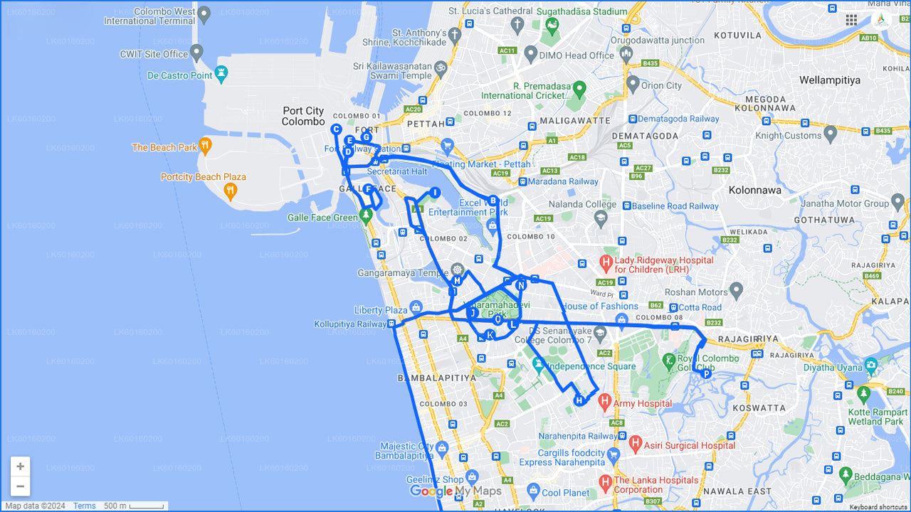 Visite de la ville de Colombo au départ de Kalutara