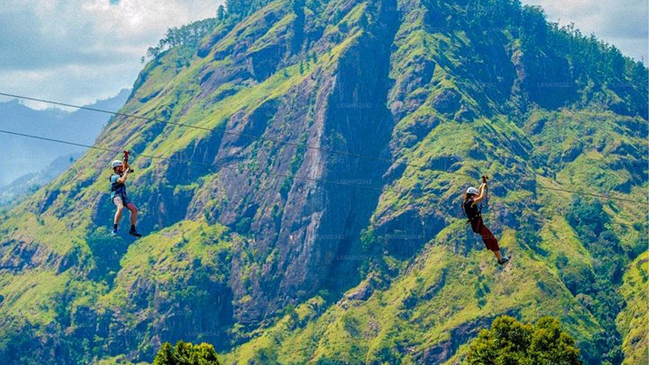 Little Adam's Peak Hike and Zip-lining from Ella
