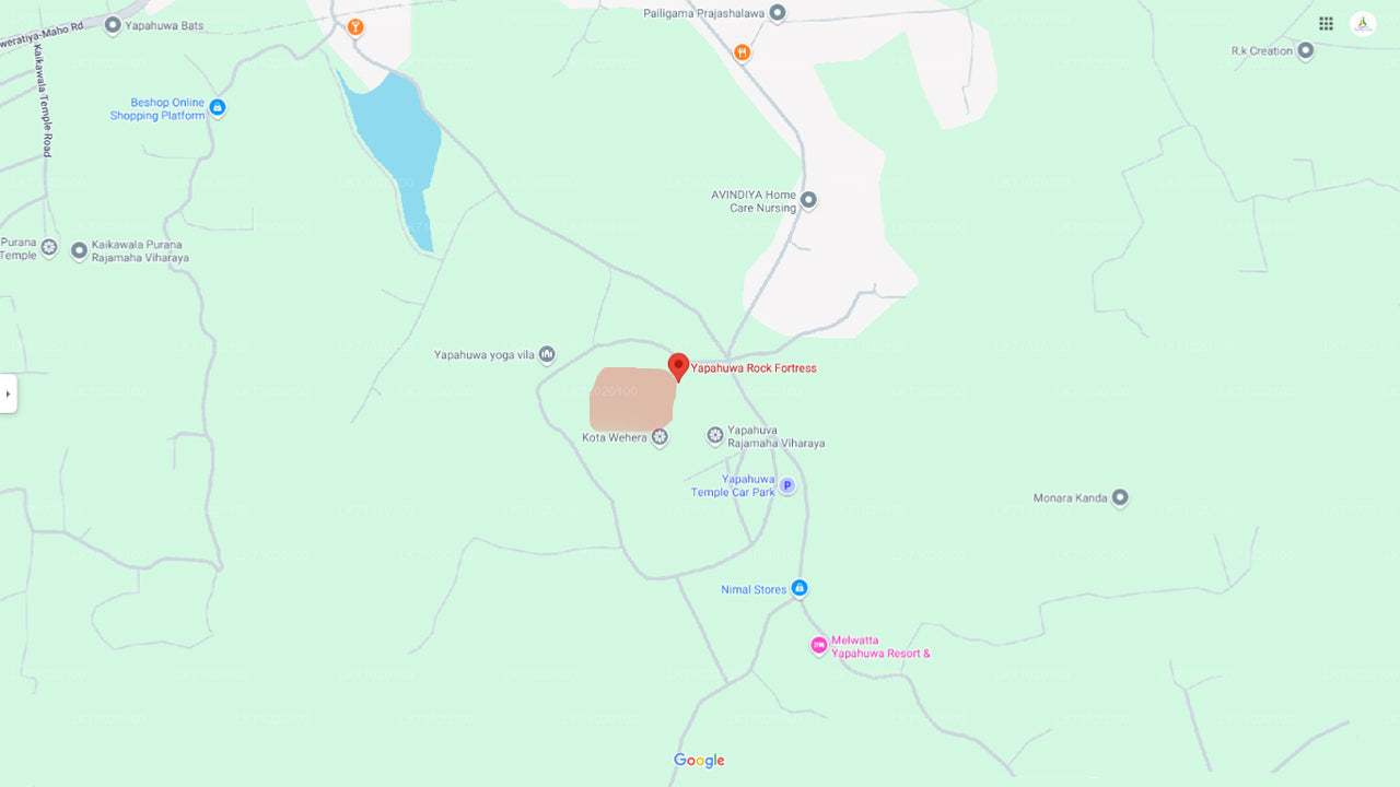 Billets d'entrée à Yapahuwa