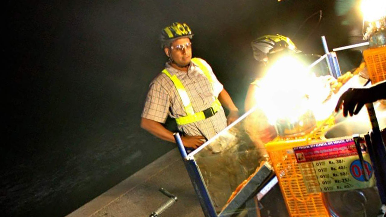 Excursion à vélo dans la rue au départ de Colombo