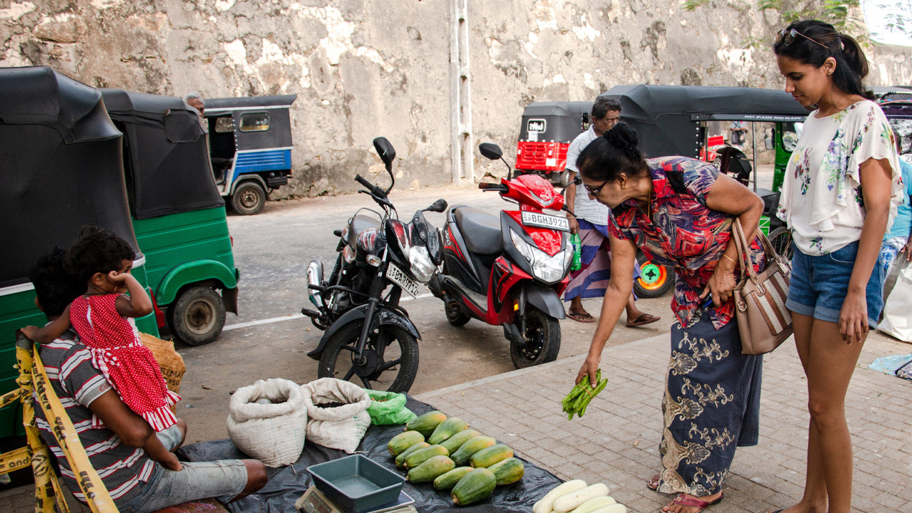 Visite du marché et cours de cuisine sri-lankaise à Unawatuna