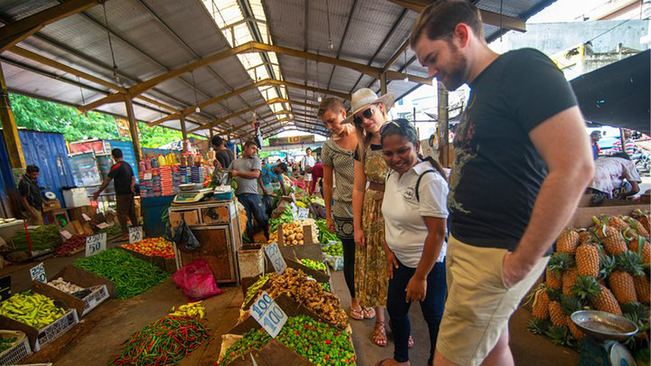 Visite du marché et cours de cuisine au départ de Colombo