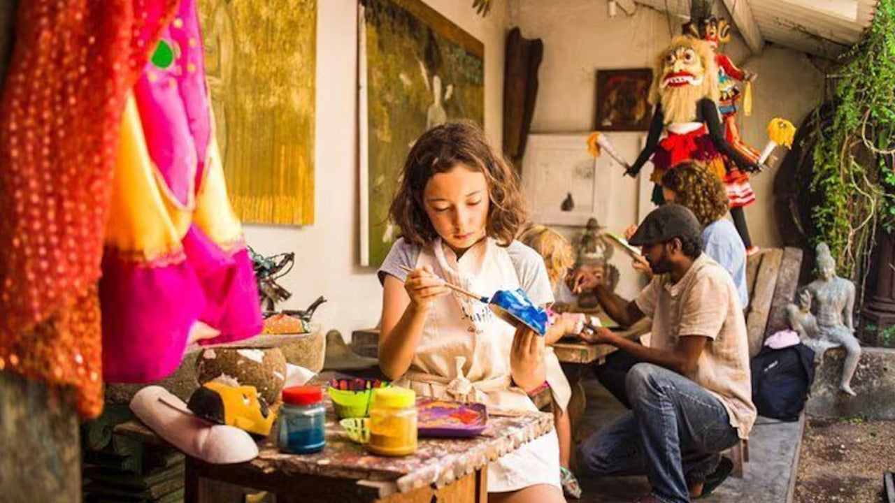 Peinture de masques d'Ambalangoda