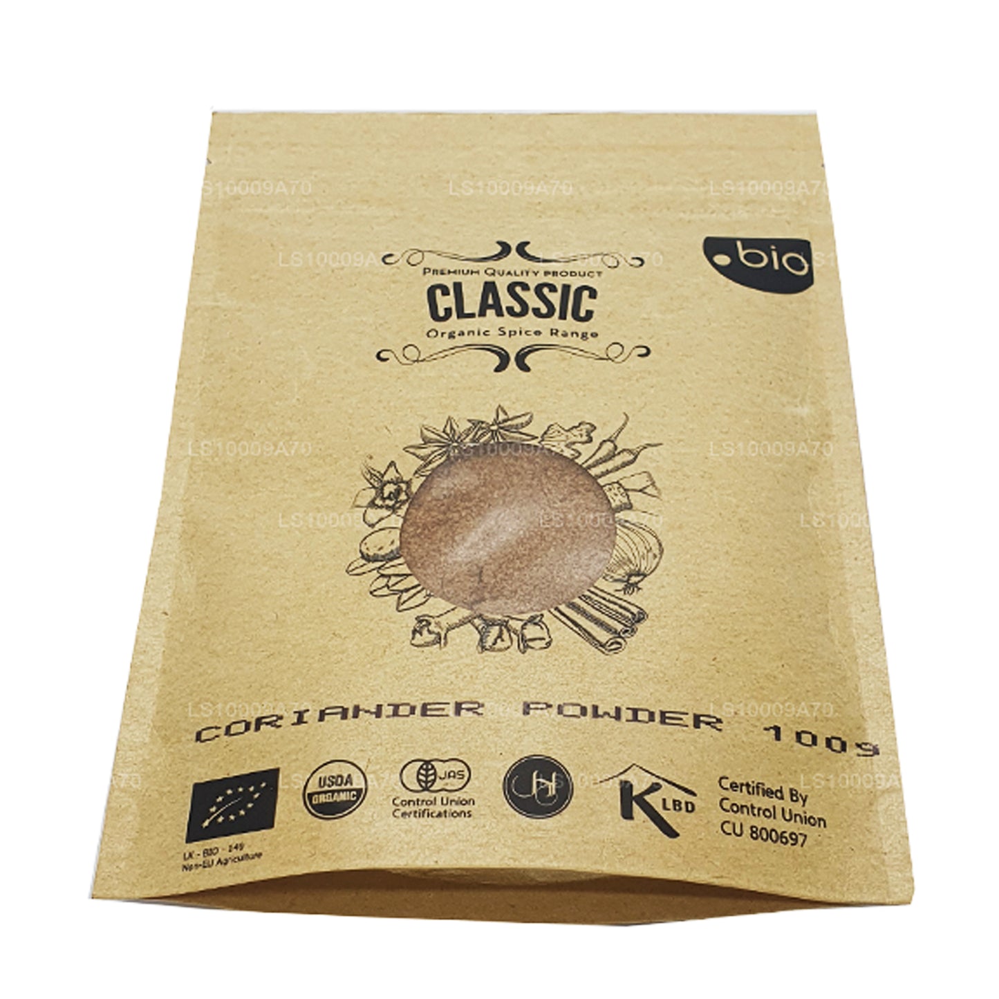 Poudre de coriandre biologique Lakpura