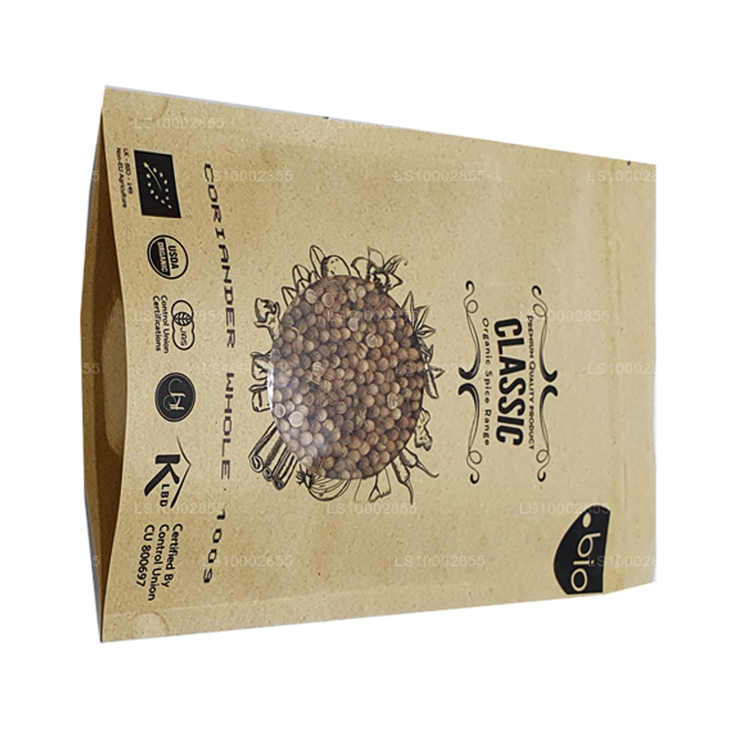 Coriandre entière biologique Lakpura