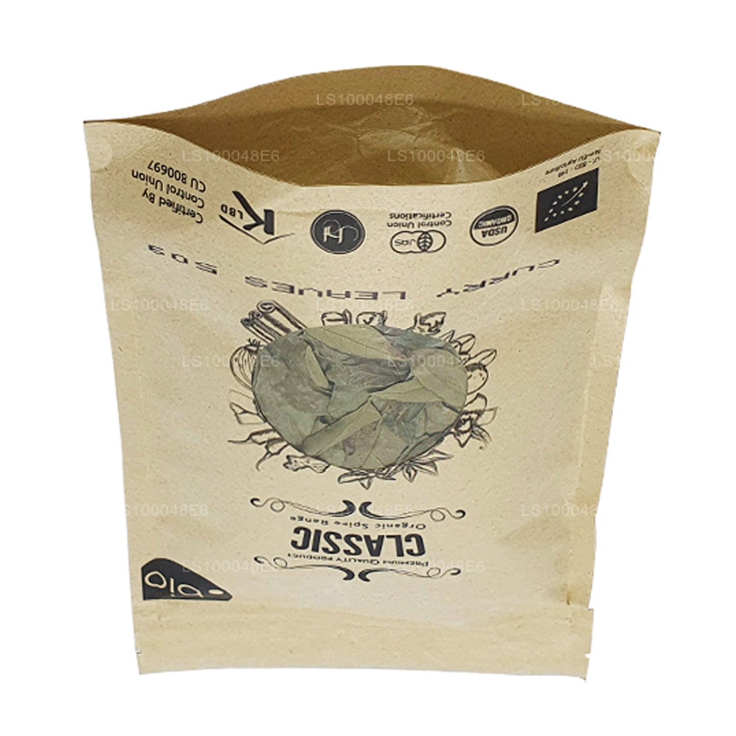 Feuilles de curry biologiques Lakpura séchées