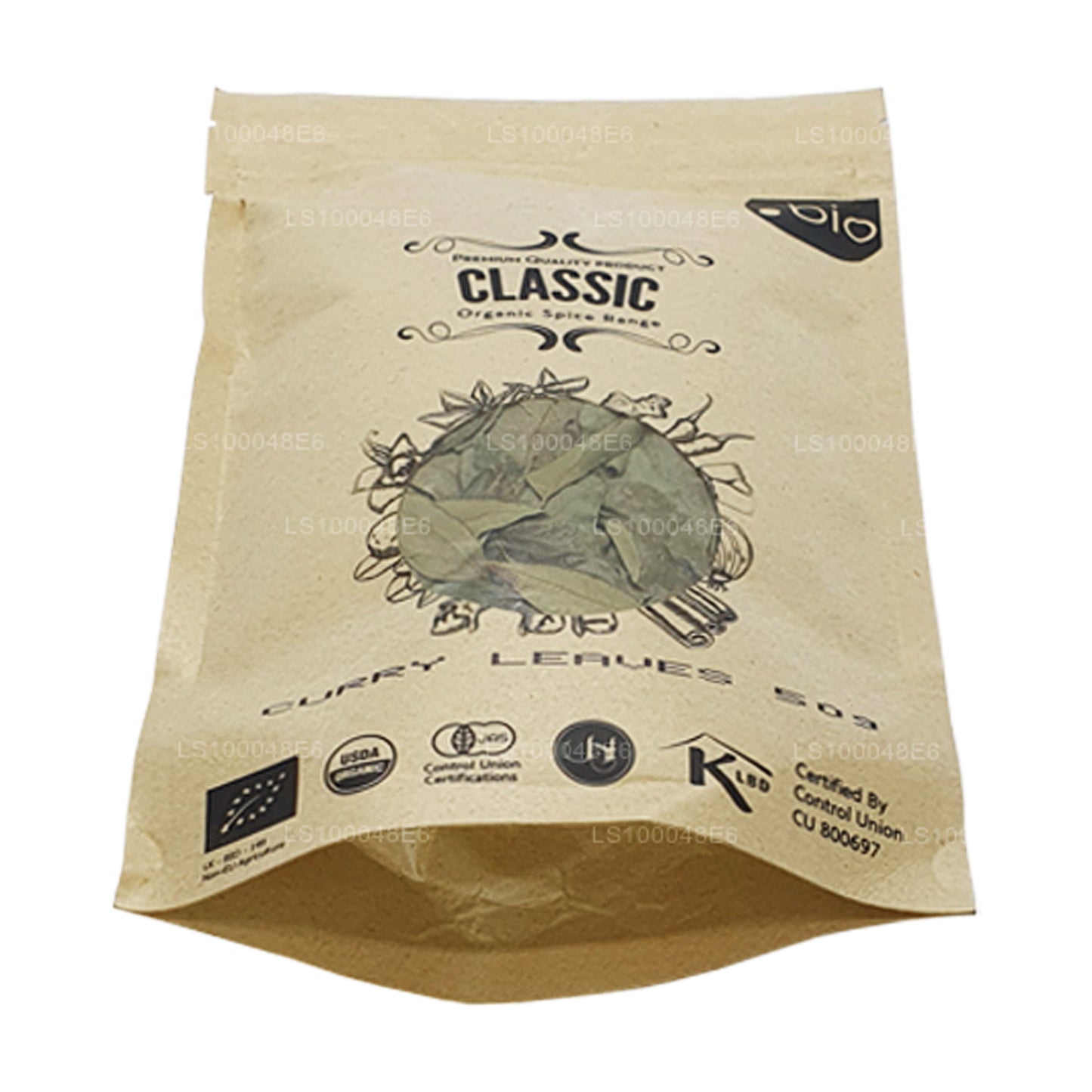 Feuilles de curry biologiques Lakpura séchées