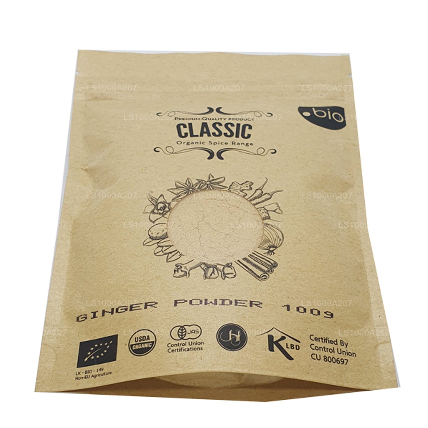 Poudre de gingembre biologique Lakpura