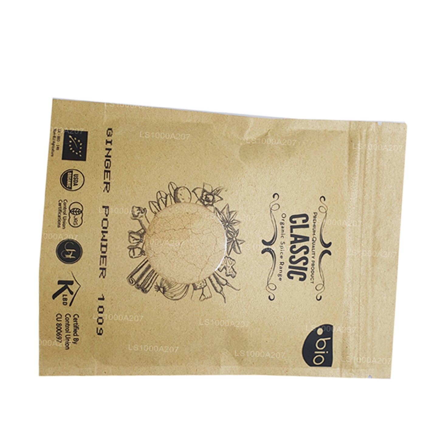 Poudre de gingembre biologique Lakpura