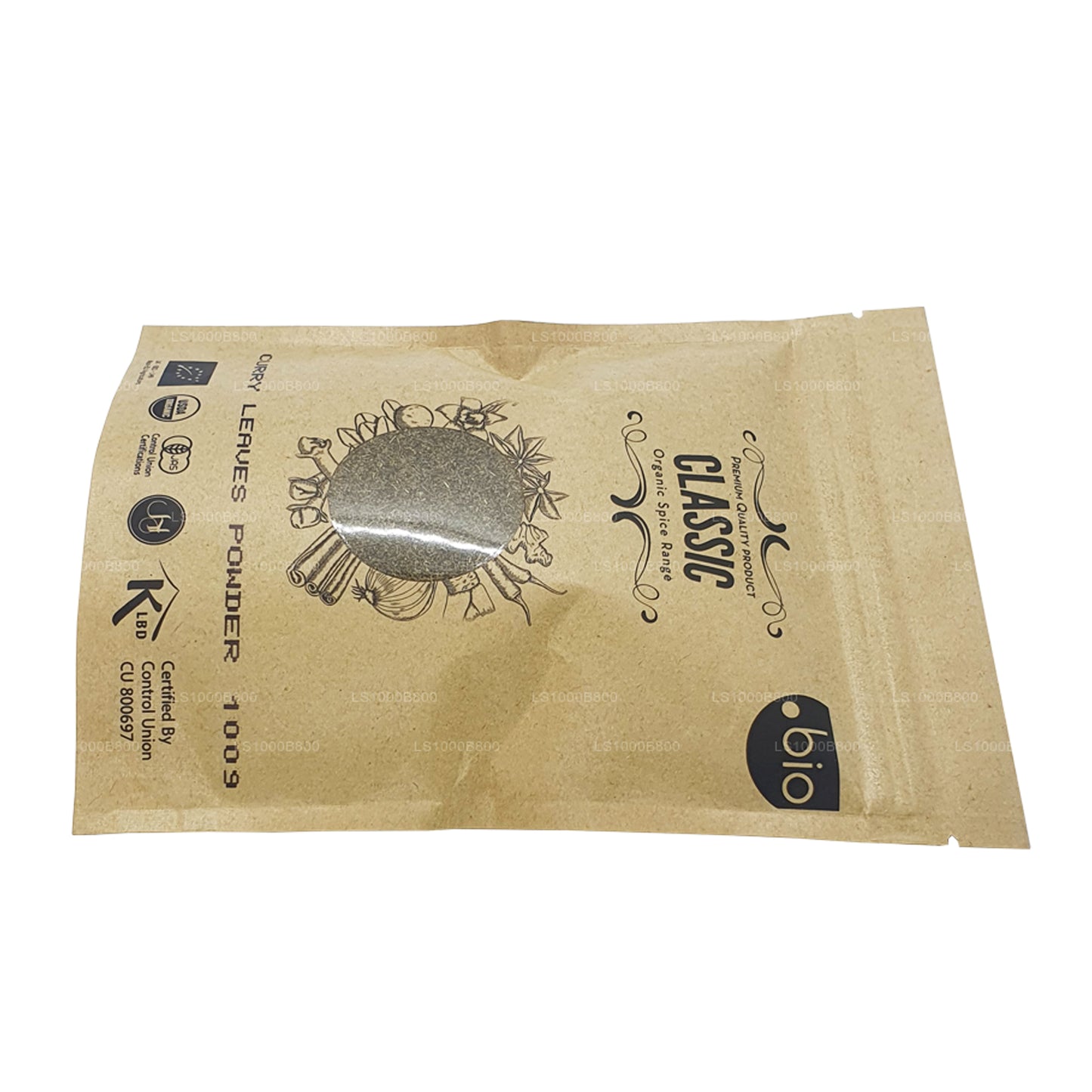 Poudre de feuilles de curry biologique Lakpura