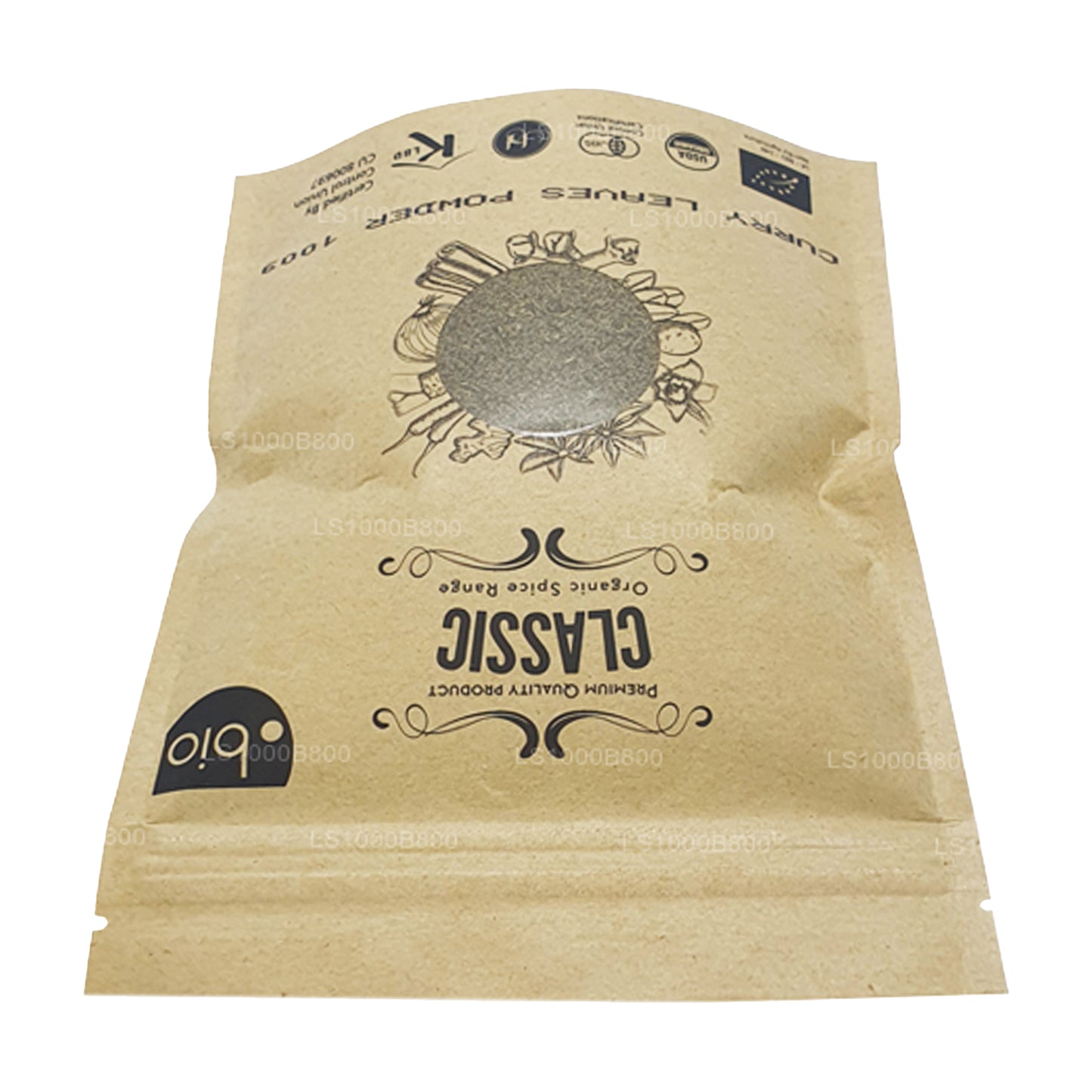 Poudre de feuilles de curry biologique Lakpura