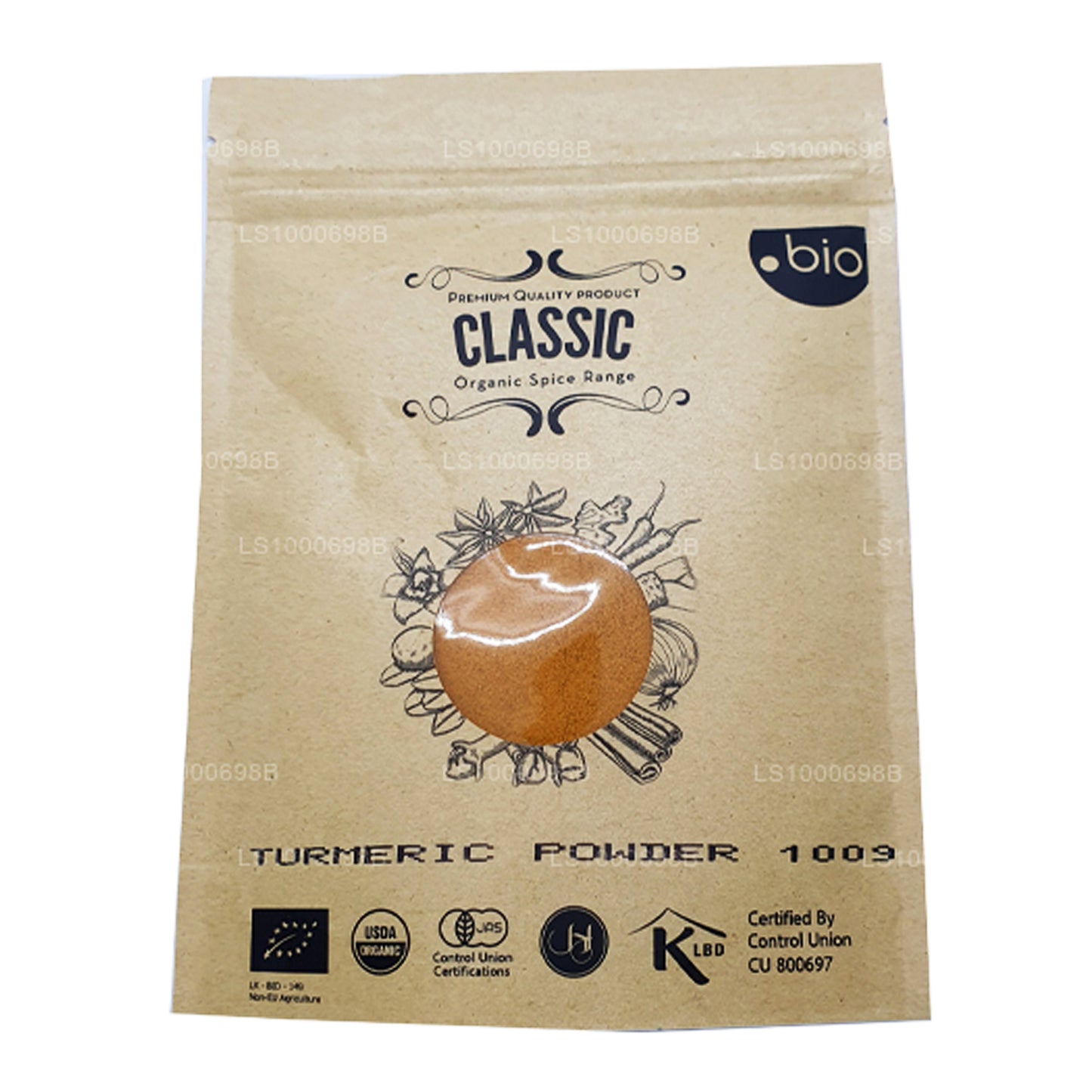 Poudre de curcuma biologique Lakpura