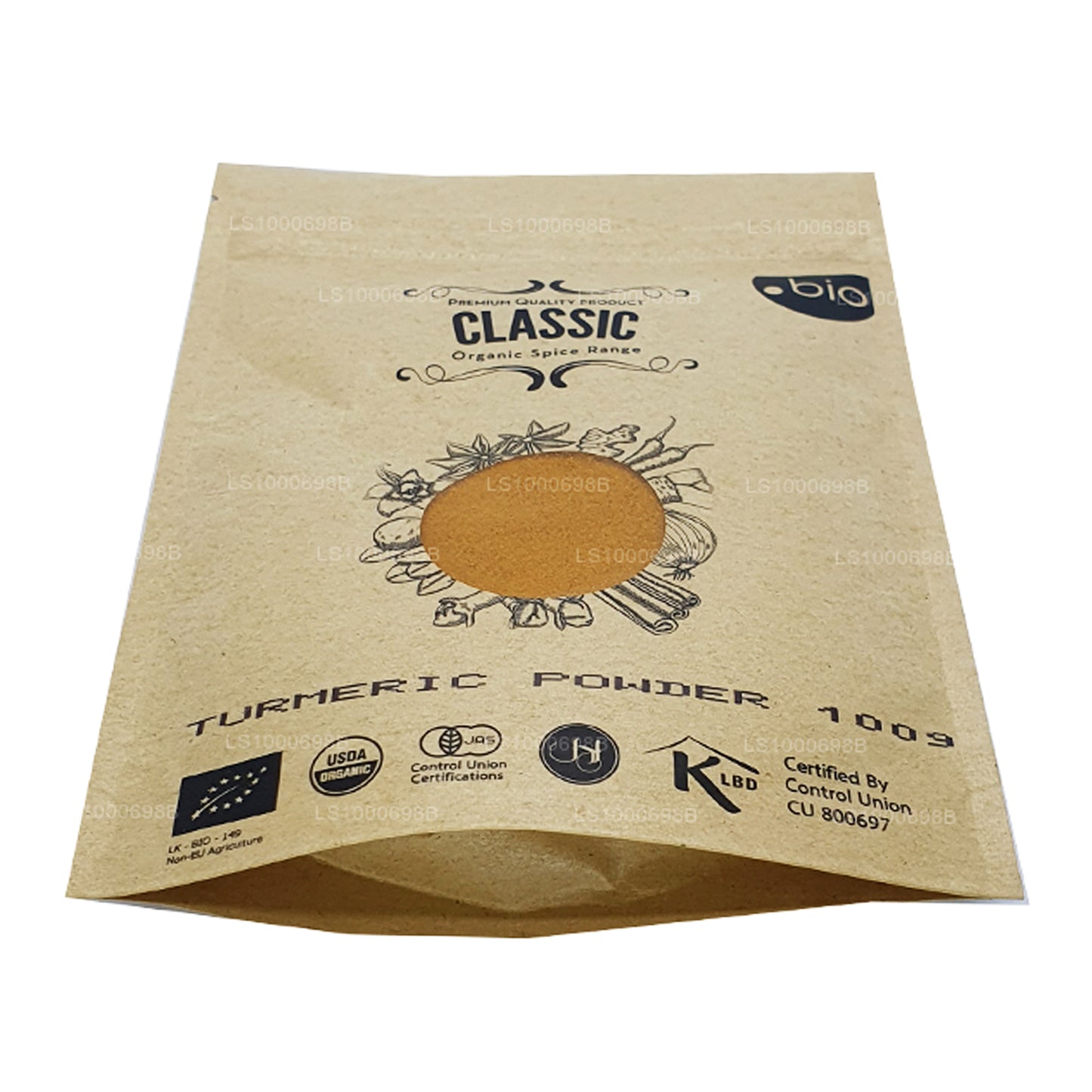 Poudre de curcuma biologique Lakpura