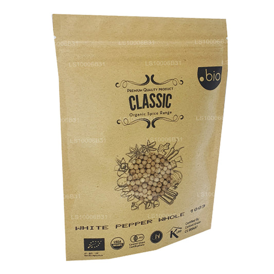 Poivre blanc biologique Lakpura entier