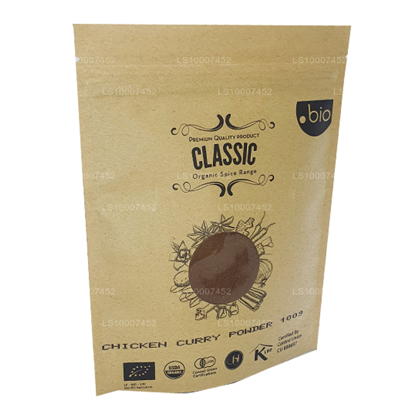 Poudre de curry de poulet biologique Lakpura