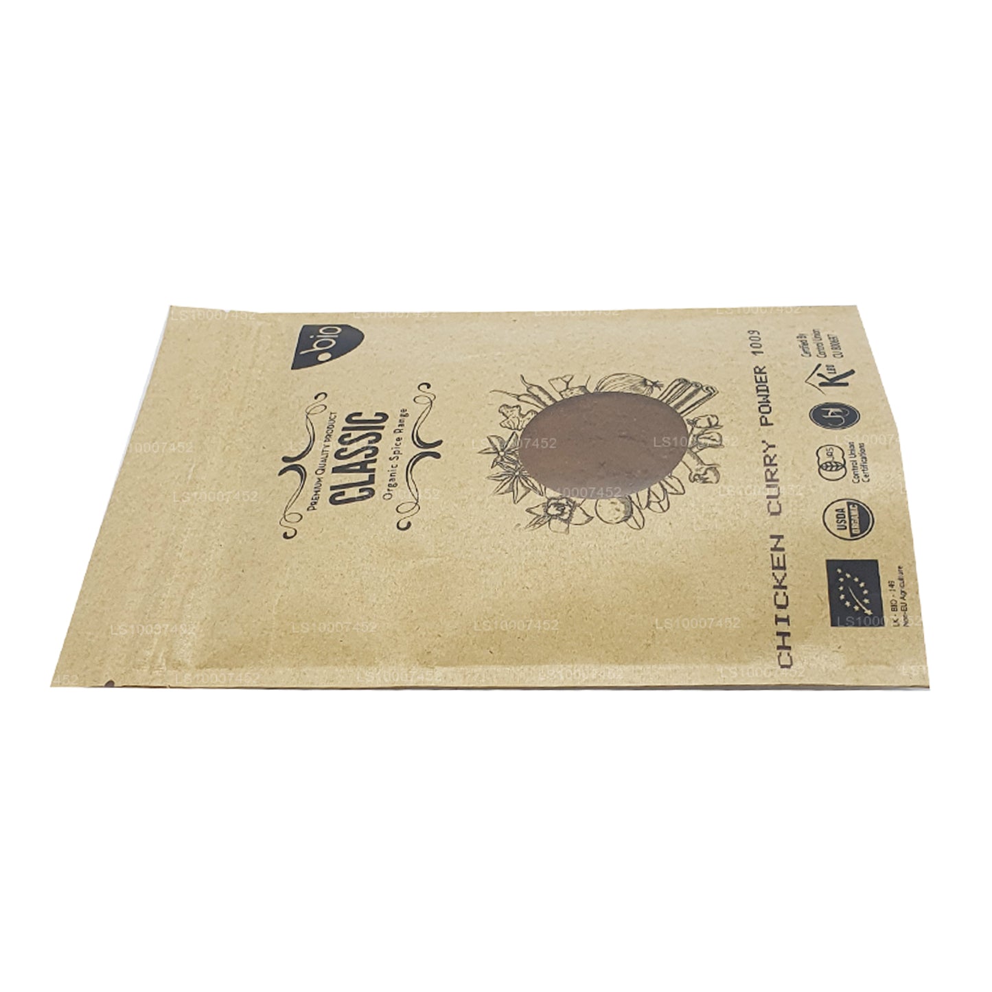 Poudre de curry de poulet biologique Lakpura