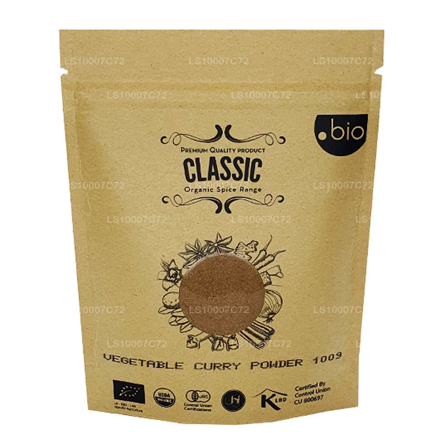 Poudre de curry de légumes biologique Lakpura