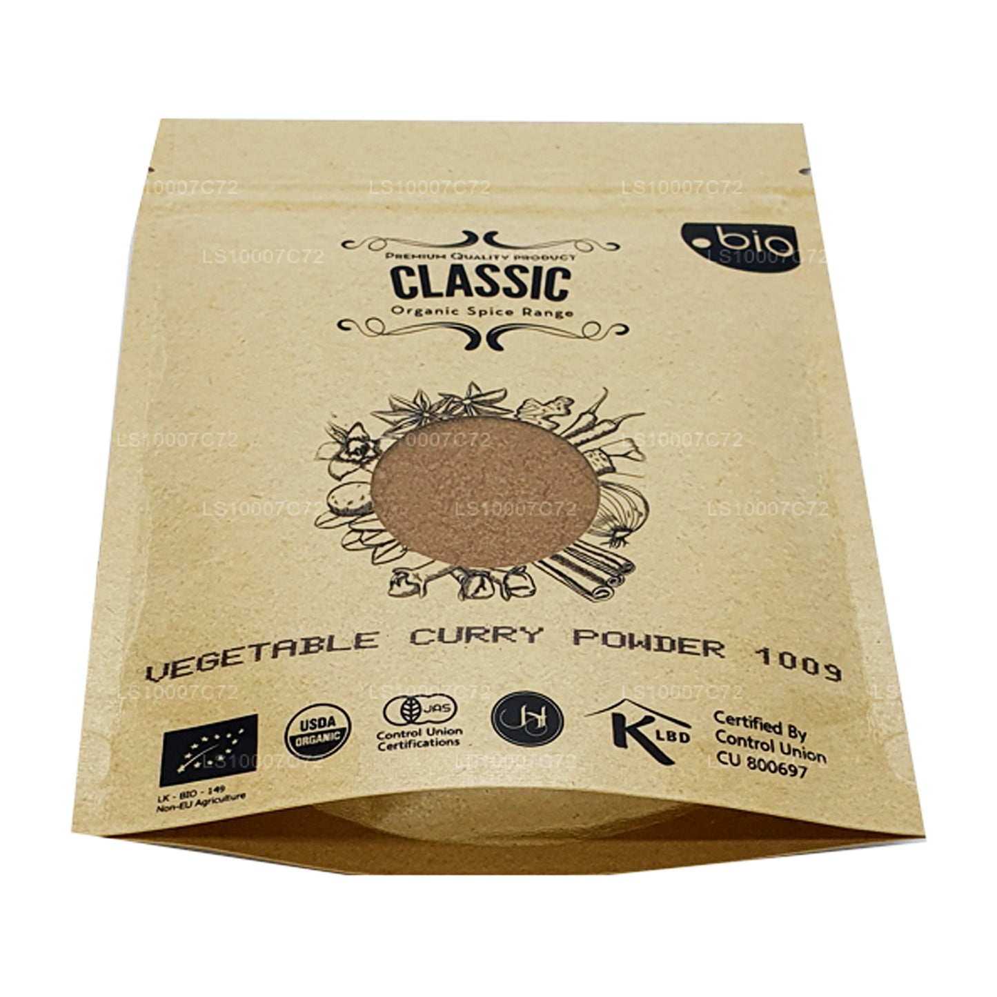 Poudre de curry de légumes biologique Lakpura