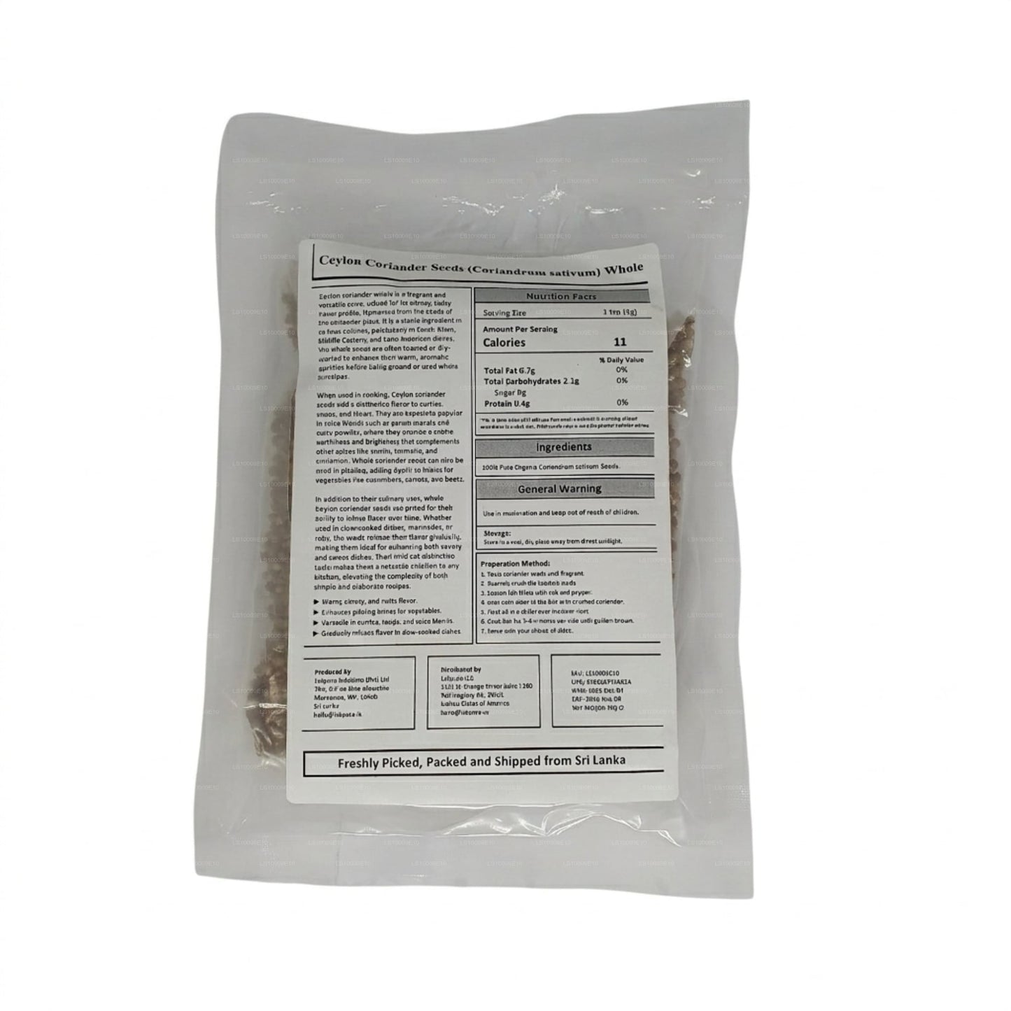 Graines de coriandre entières Lakpura®