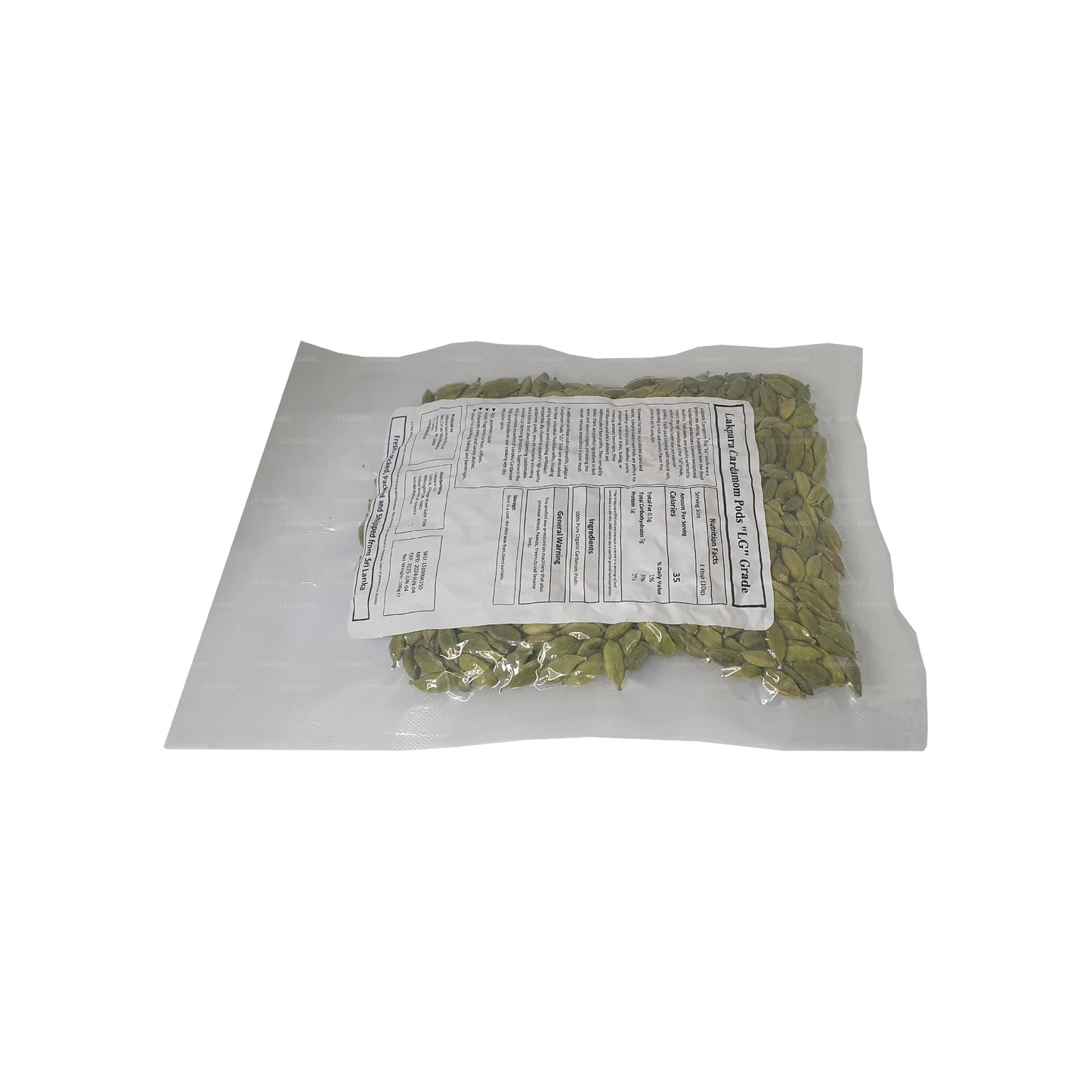 Gousses de cardamome Lakpura (100 g)