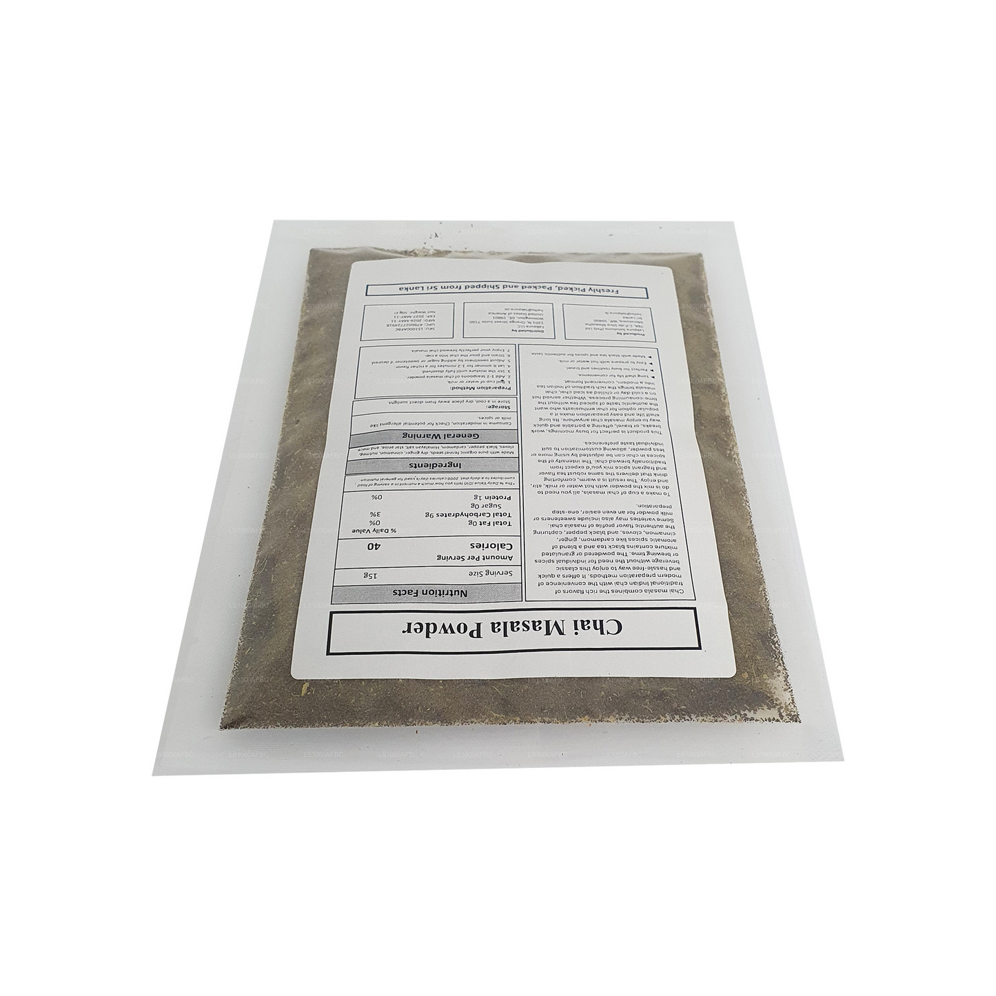 Lakpura Chai Masala en poudre (100 g)