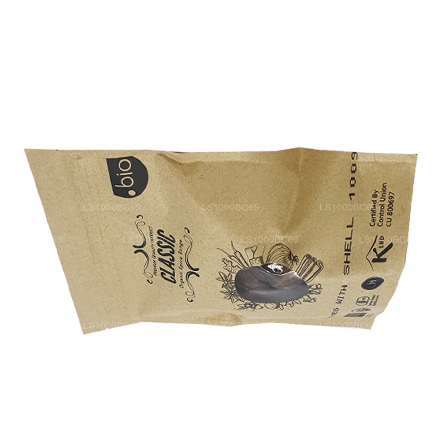 Noix de muscade biologique Lakpura avec coque