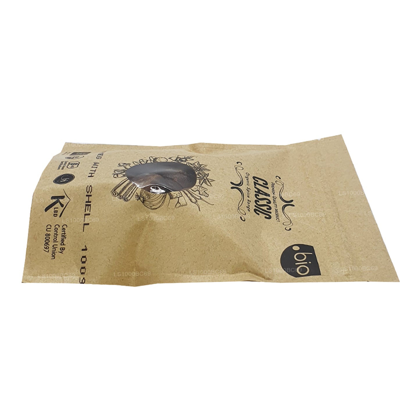 Noix de muscade biologique Lakpura avec coque