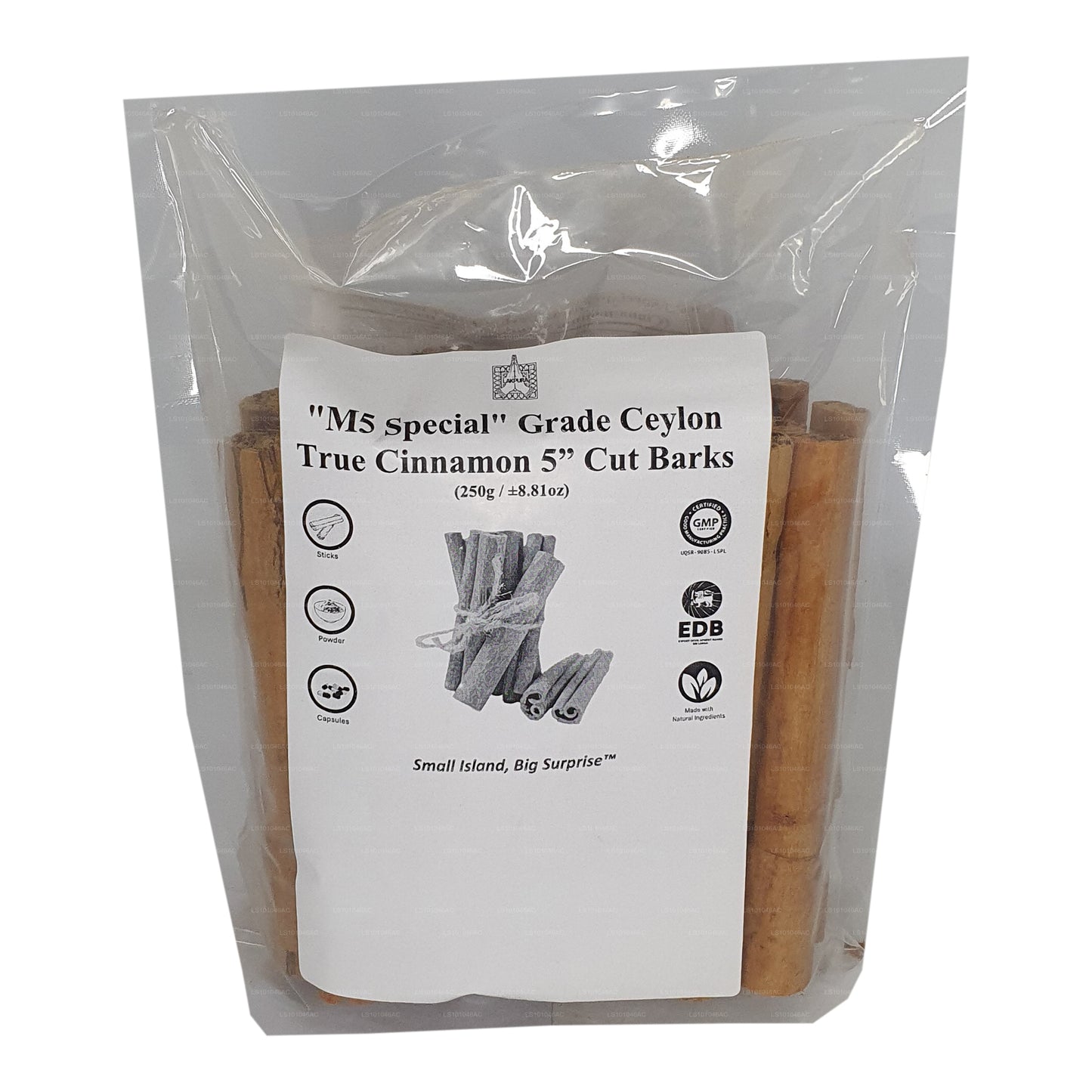 Paquet d'écorces à la cannelle véritable de Ceylan de qualité « M5 Special » de Lakpura