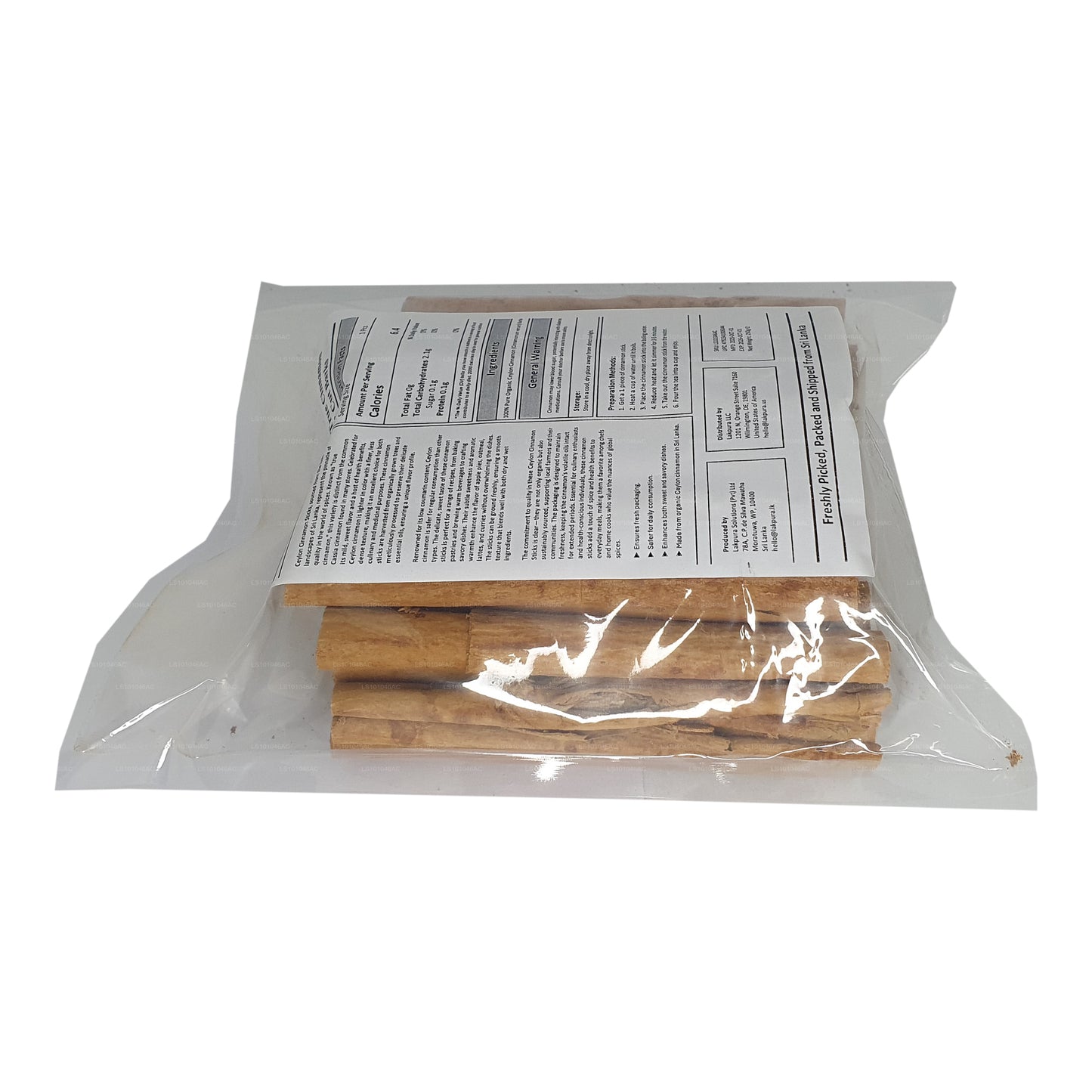 Paquet d'écorces à la cannelle véritable de Ceylan de qualité « M5 Special » de Lakpura