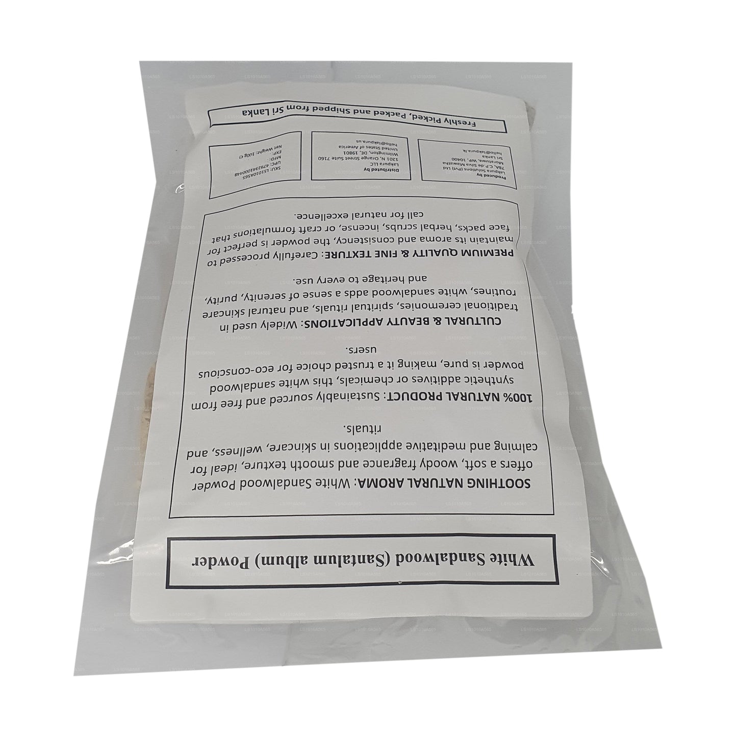 Poudre de bois de santal blanc Lakpura (100 g)