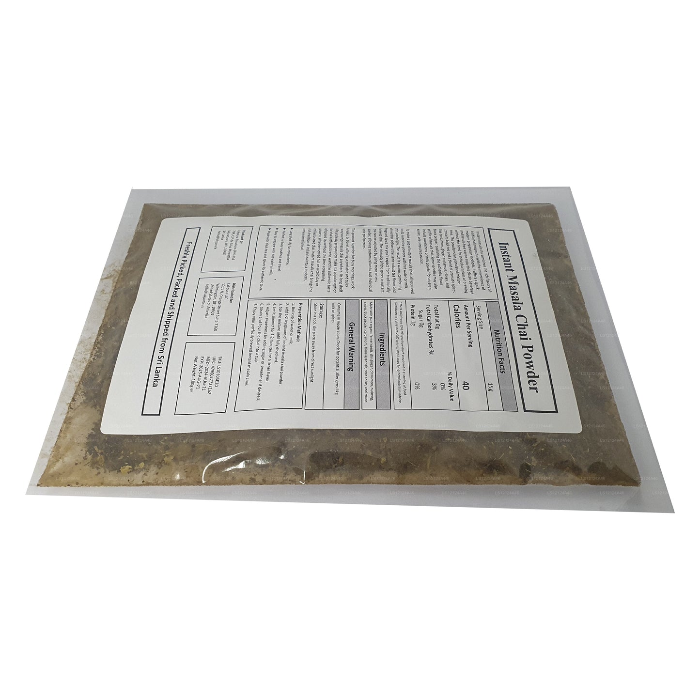 Lakpura Chai Masala en poudre (100 g)