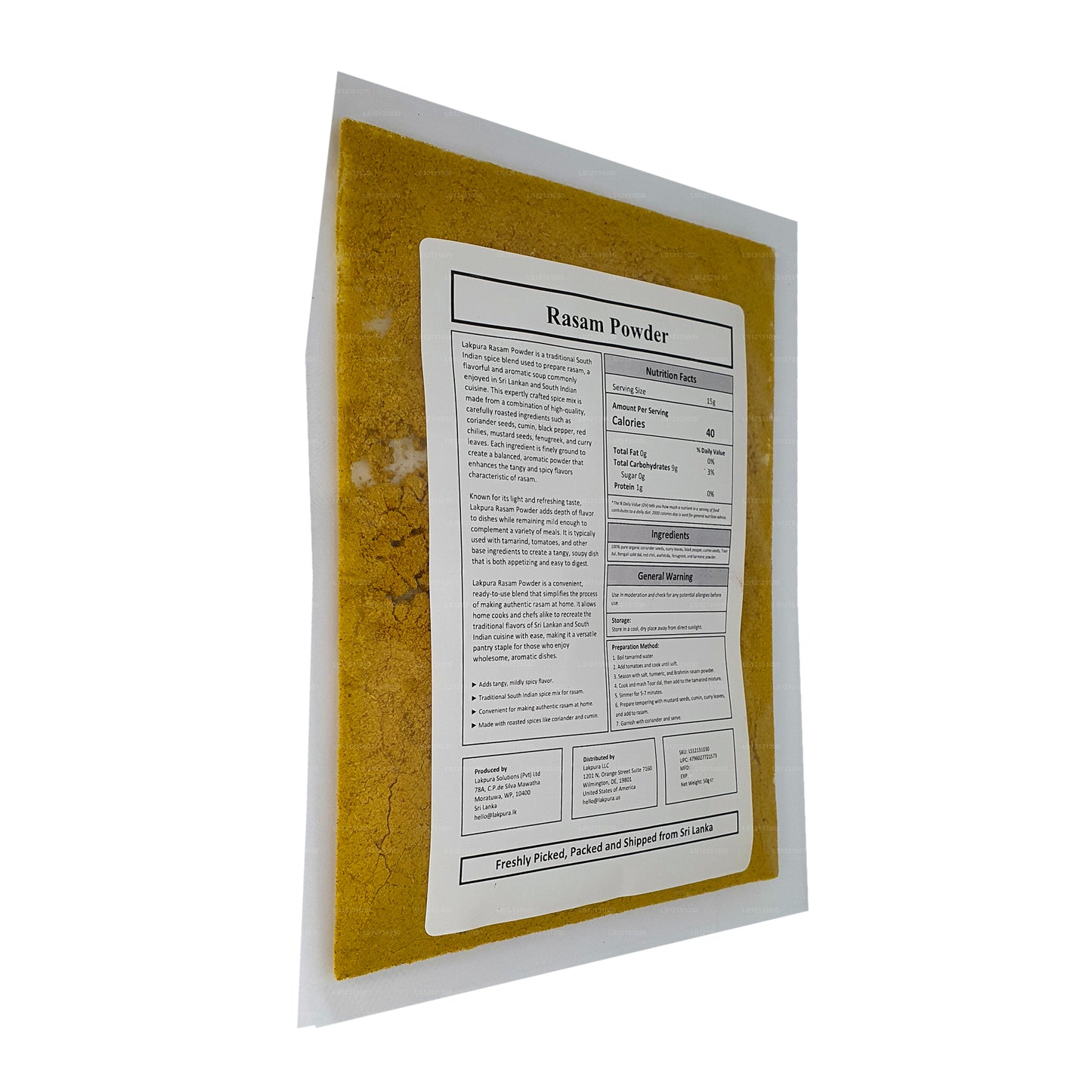 Lakpura Rasam en poudre