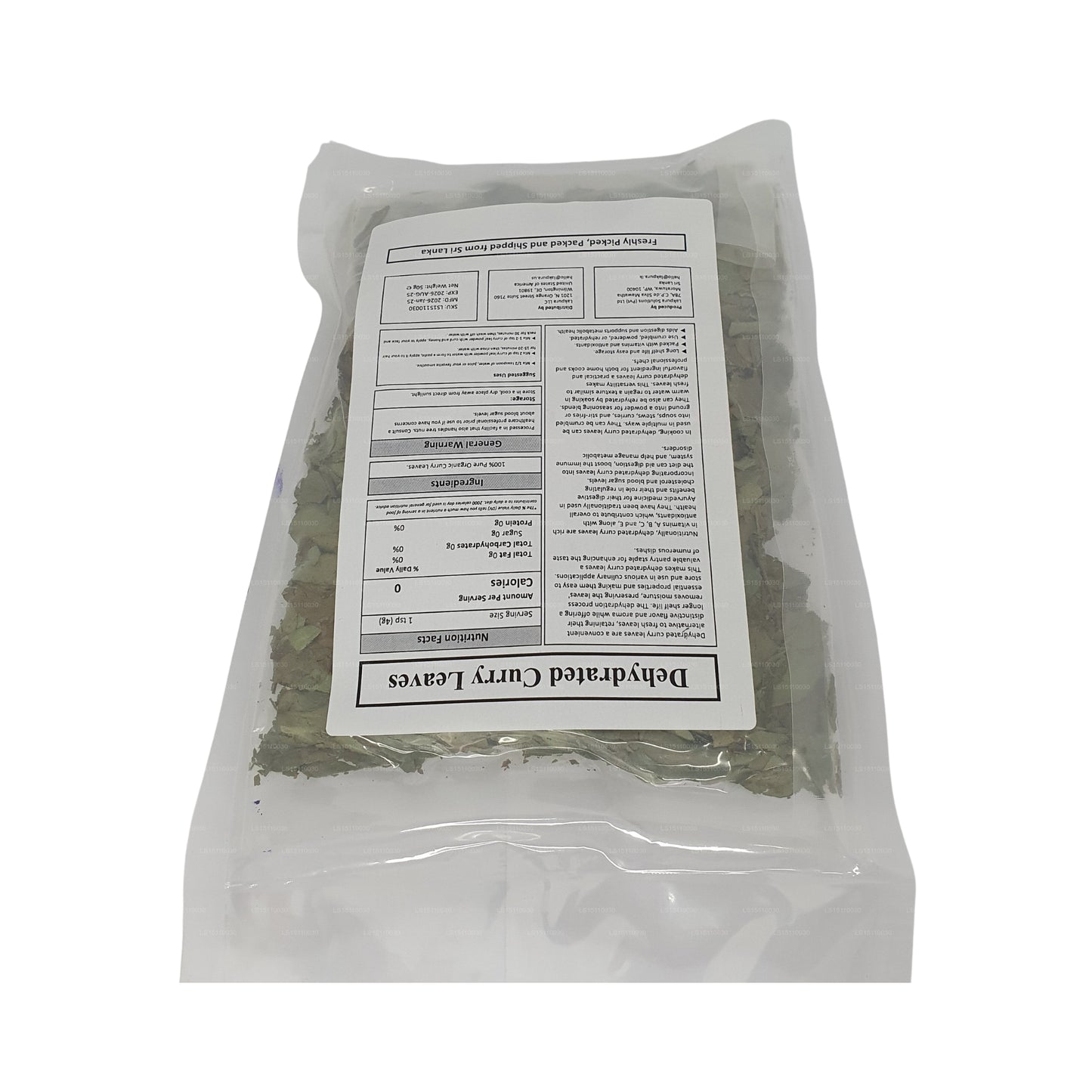 Feuilles de curry déshydratées Lakpura®
