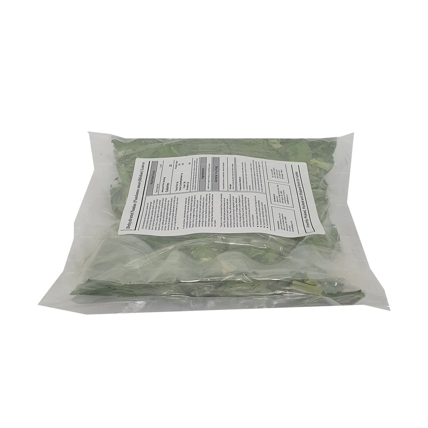 Feuilles de rampe de pandan déshydratées Lakpura