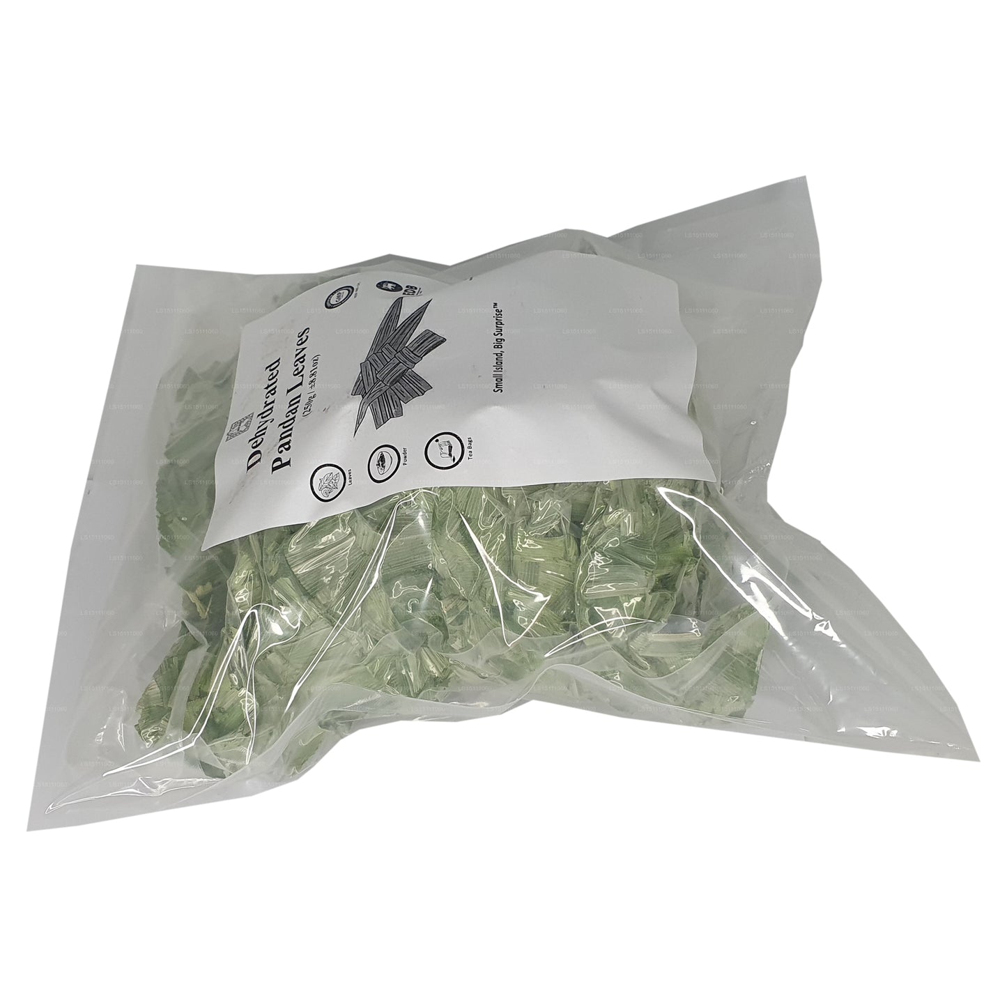 Feuilles de rampe de pandan déshydratées Lakpura