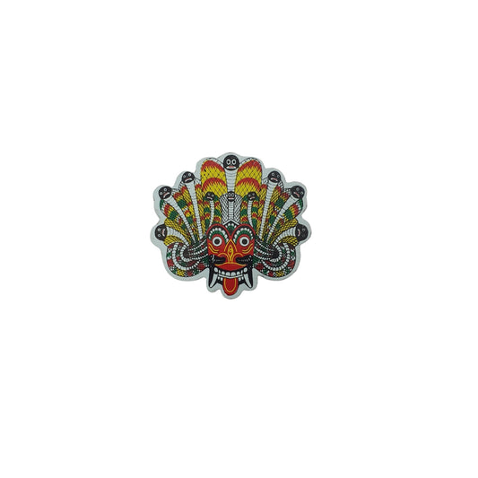 Lakpura® Rathnakuta Raksha Masque Aimant de réfrigérateur