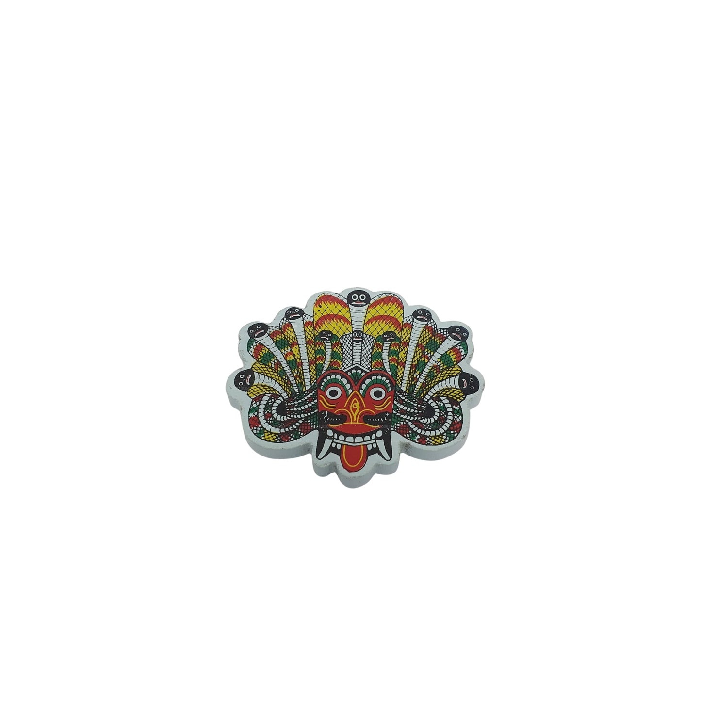 Lakpura® Rathnakuta Raksha Masque Aimant de réfrigérateur