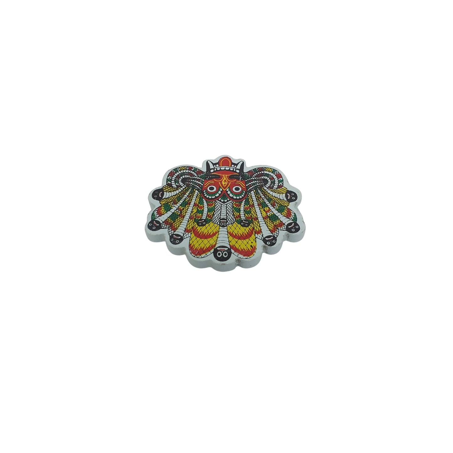 Lakpura® Rathnakuta Raksha Masque Aimant de réfrigérateur