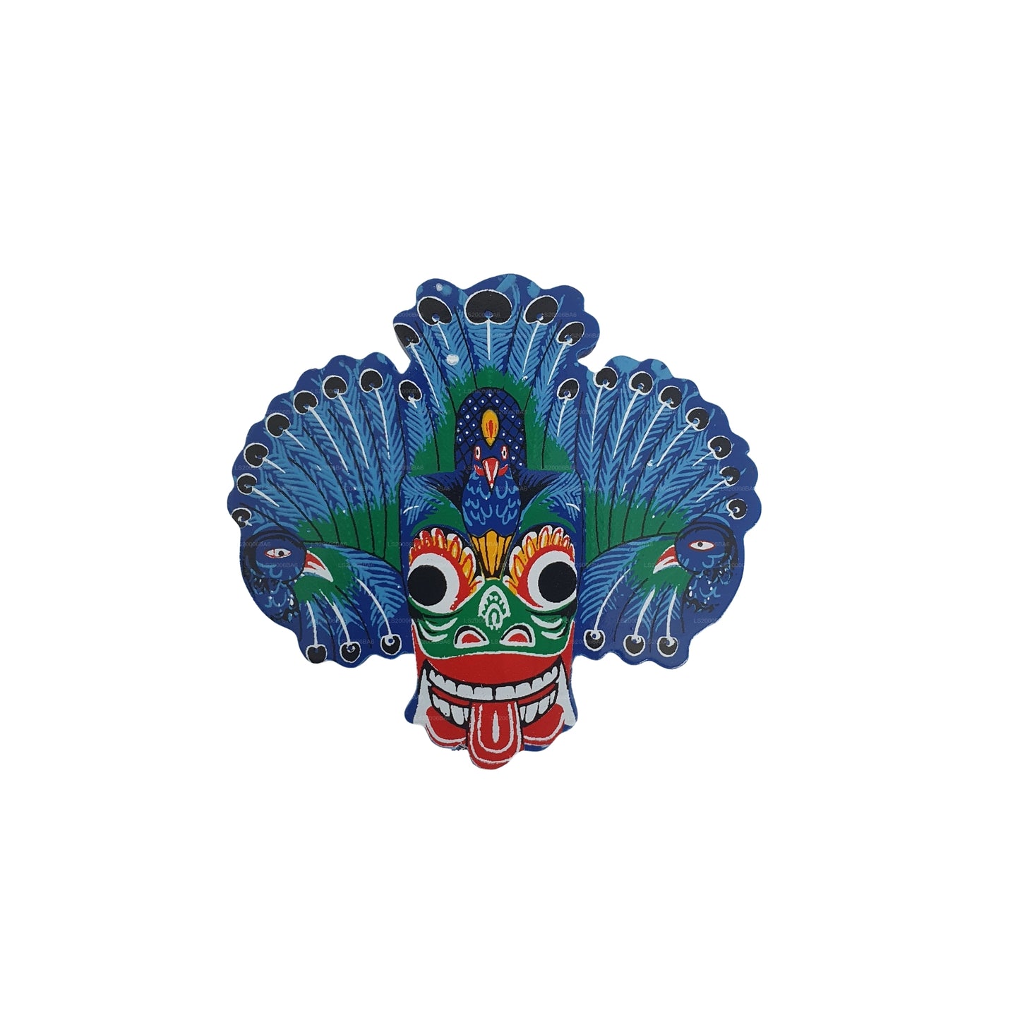 Lakpura® Mayura Raksha Masque Aimant de réfrigérateur