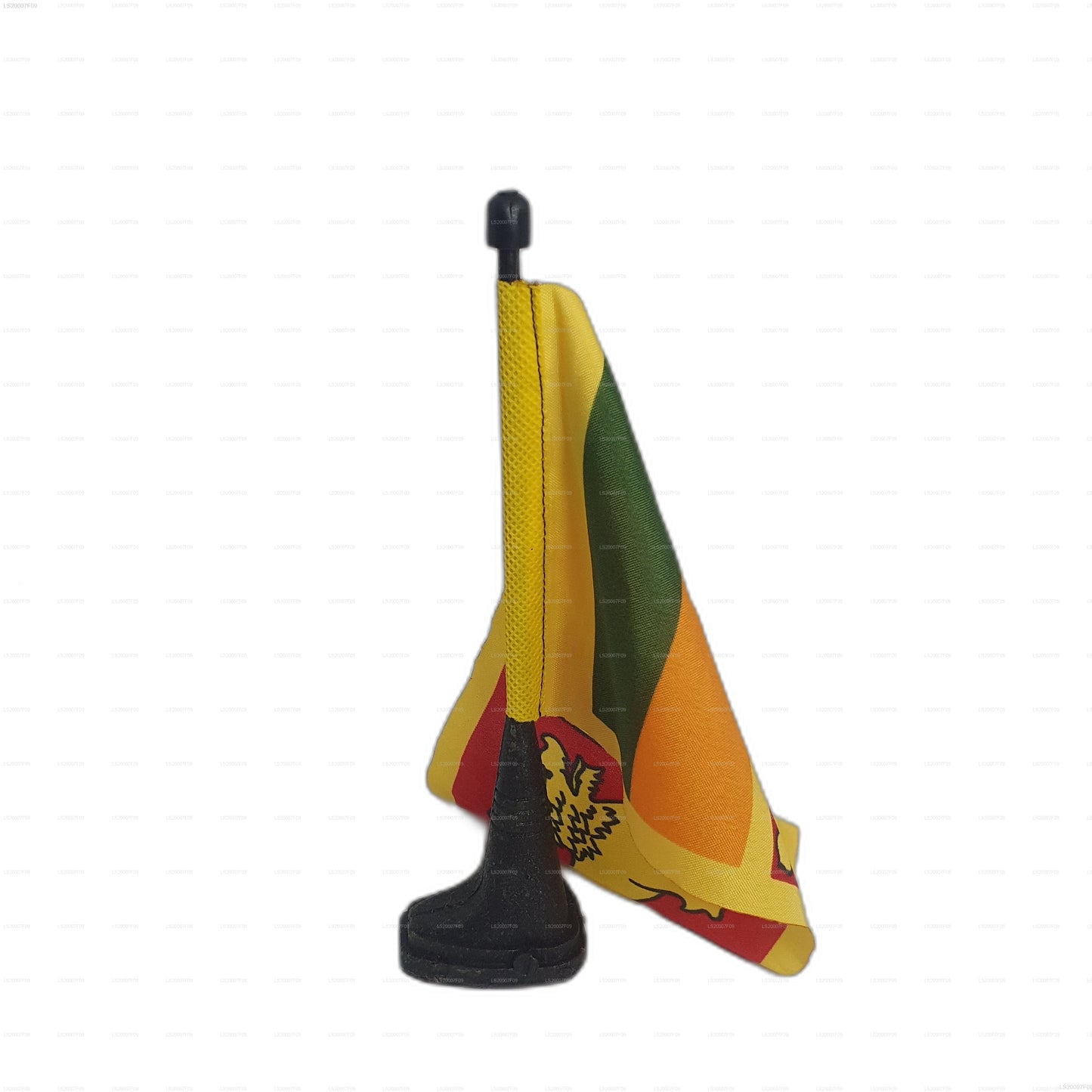 Drapeau national avec pied magnétique