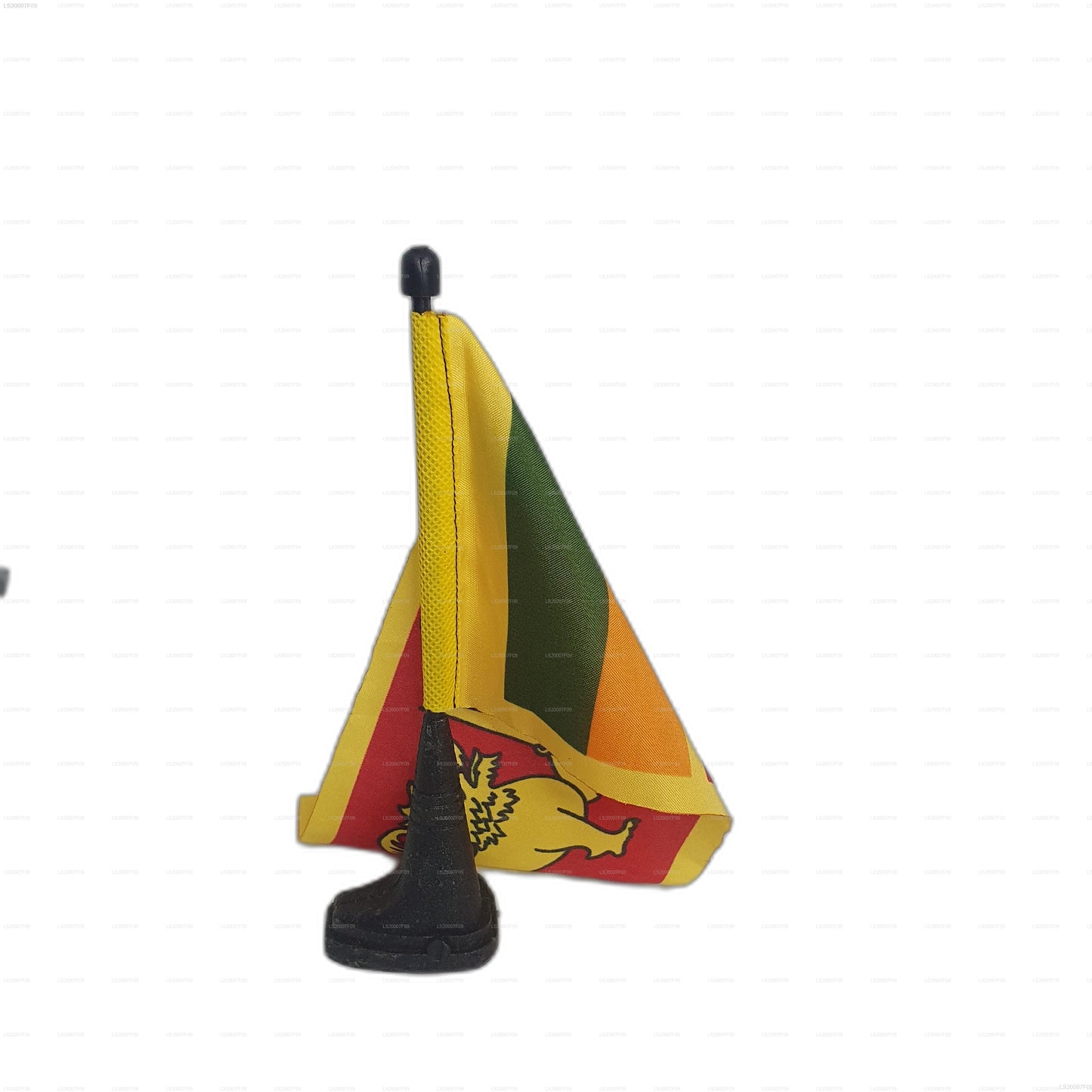 Drapeau national avec pied magnétique