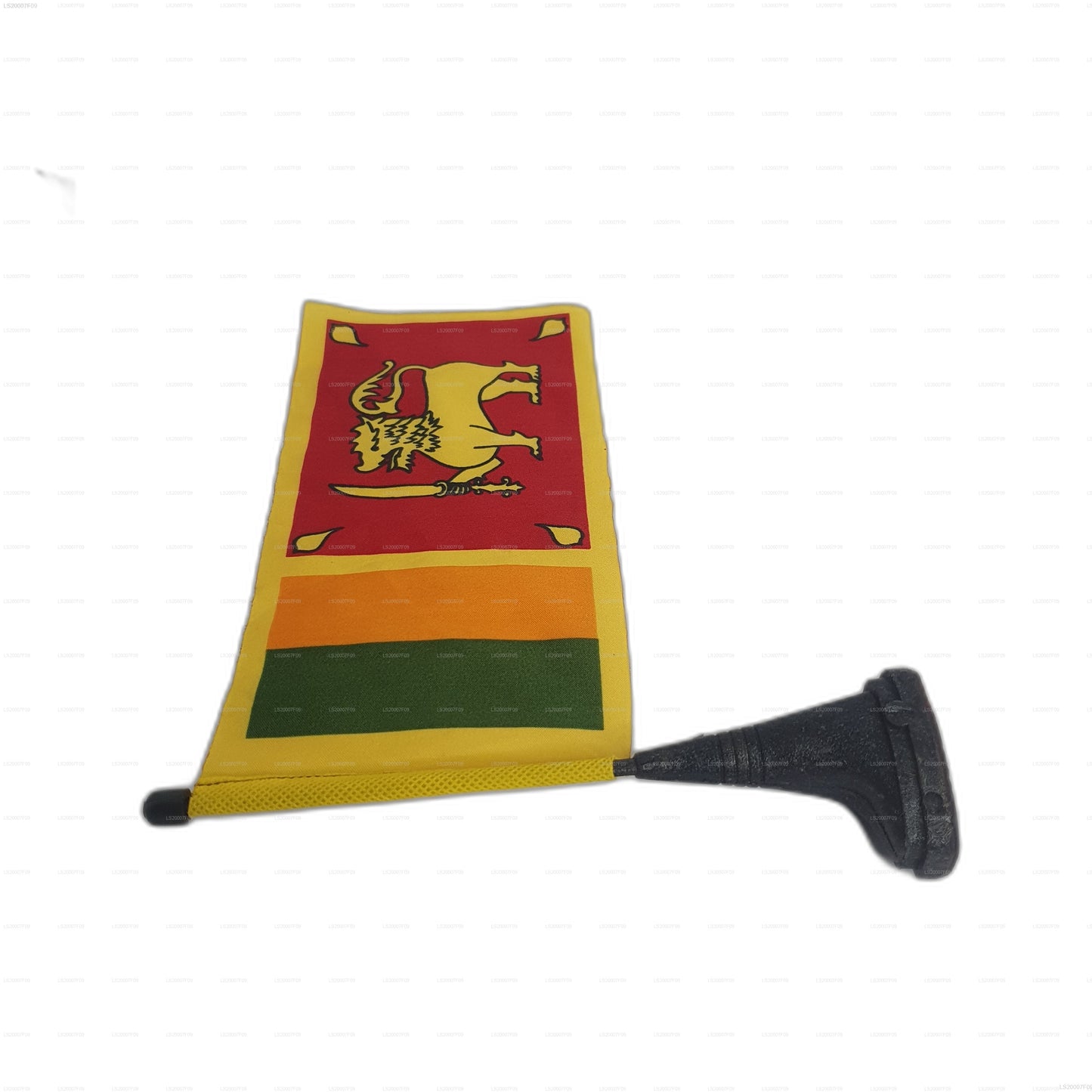 Drapeau national avec pied magnétique