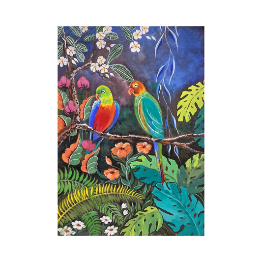 Lakpura® Oiseaux dans la Forêt Art Mural