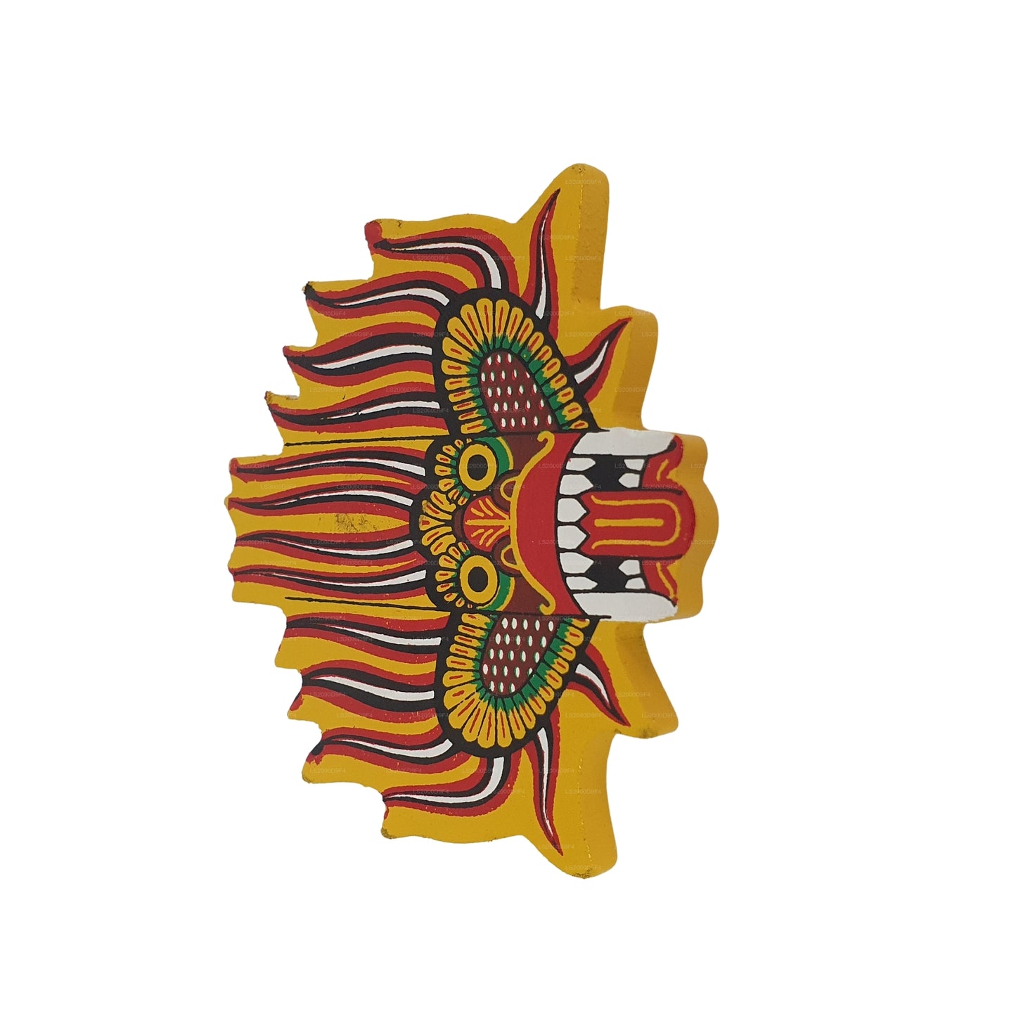 Lakpura® Ginidal Raksha Masque Aimant de réfrigérateur