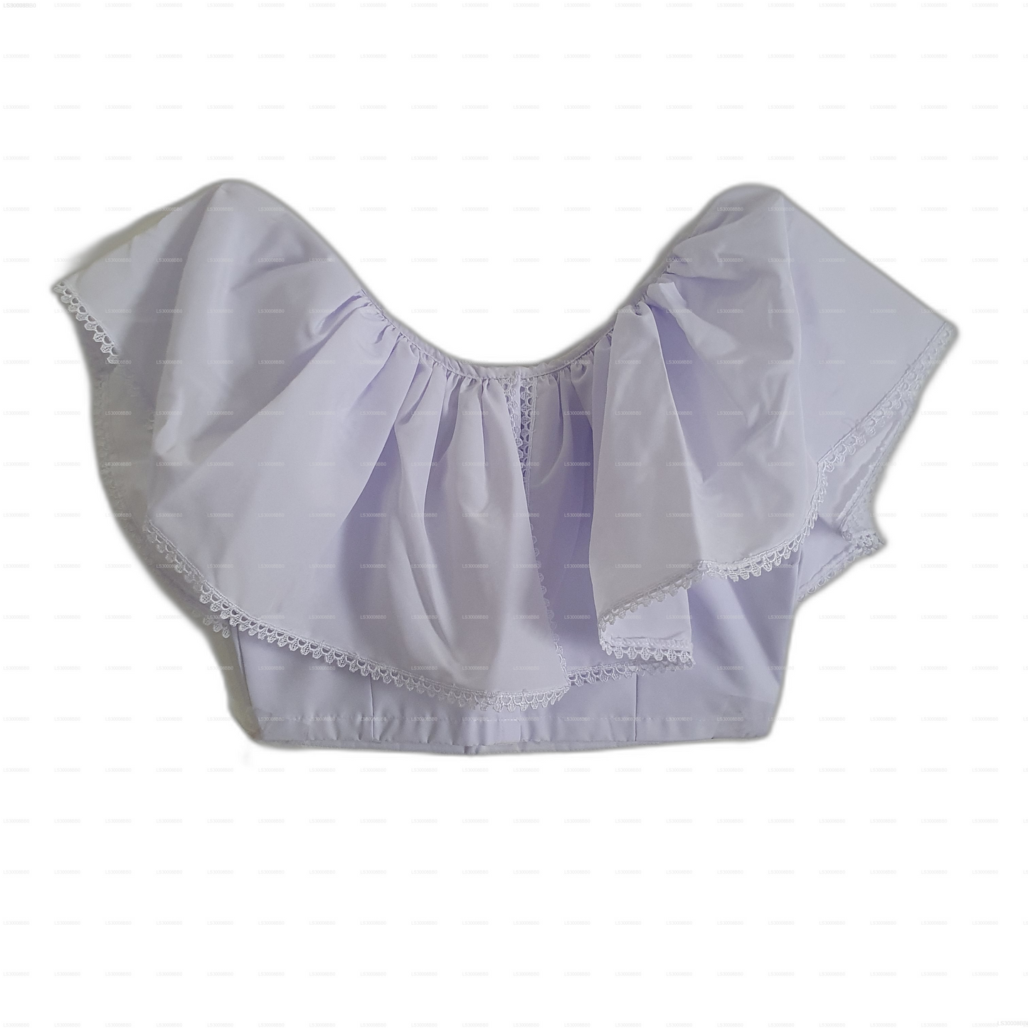 Lakpura® Kids Lamasaree blanche (demi-sari)