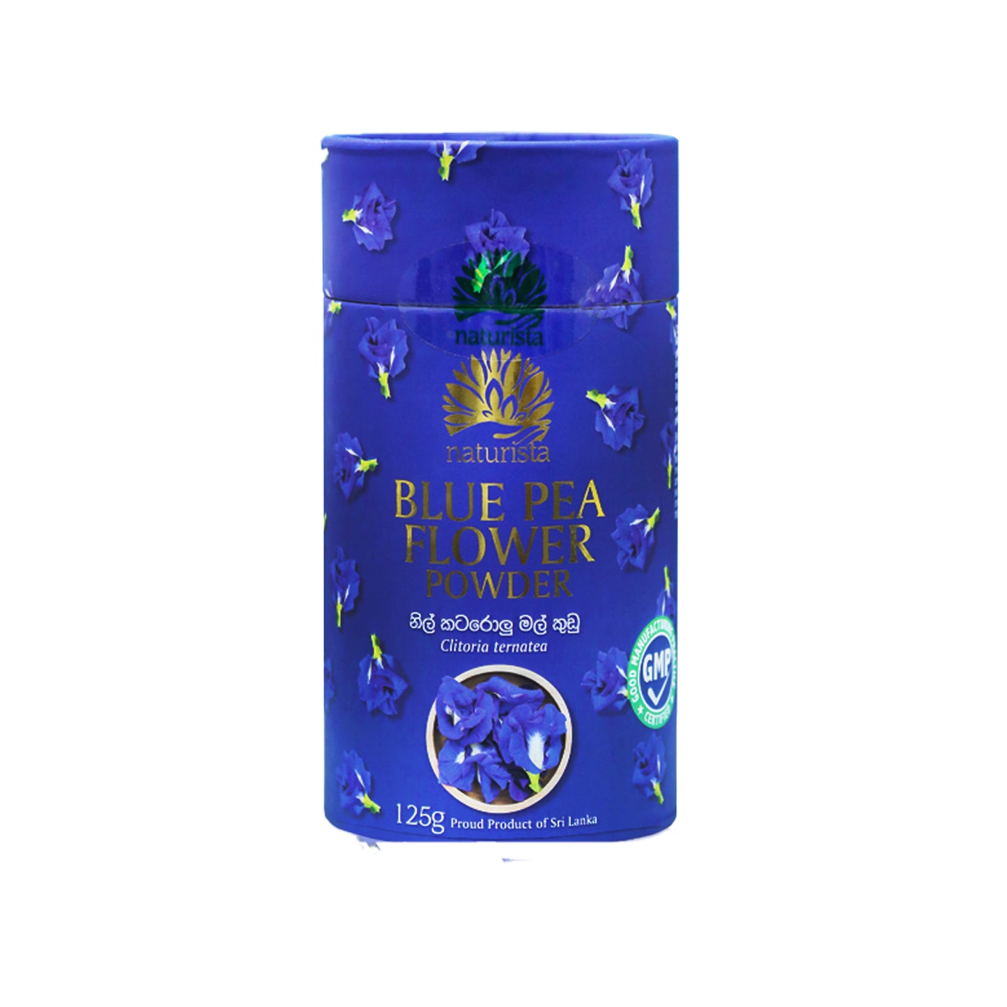 Poudre de fleurs de pois bleu Naturista (125 g)