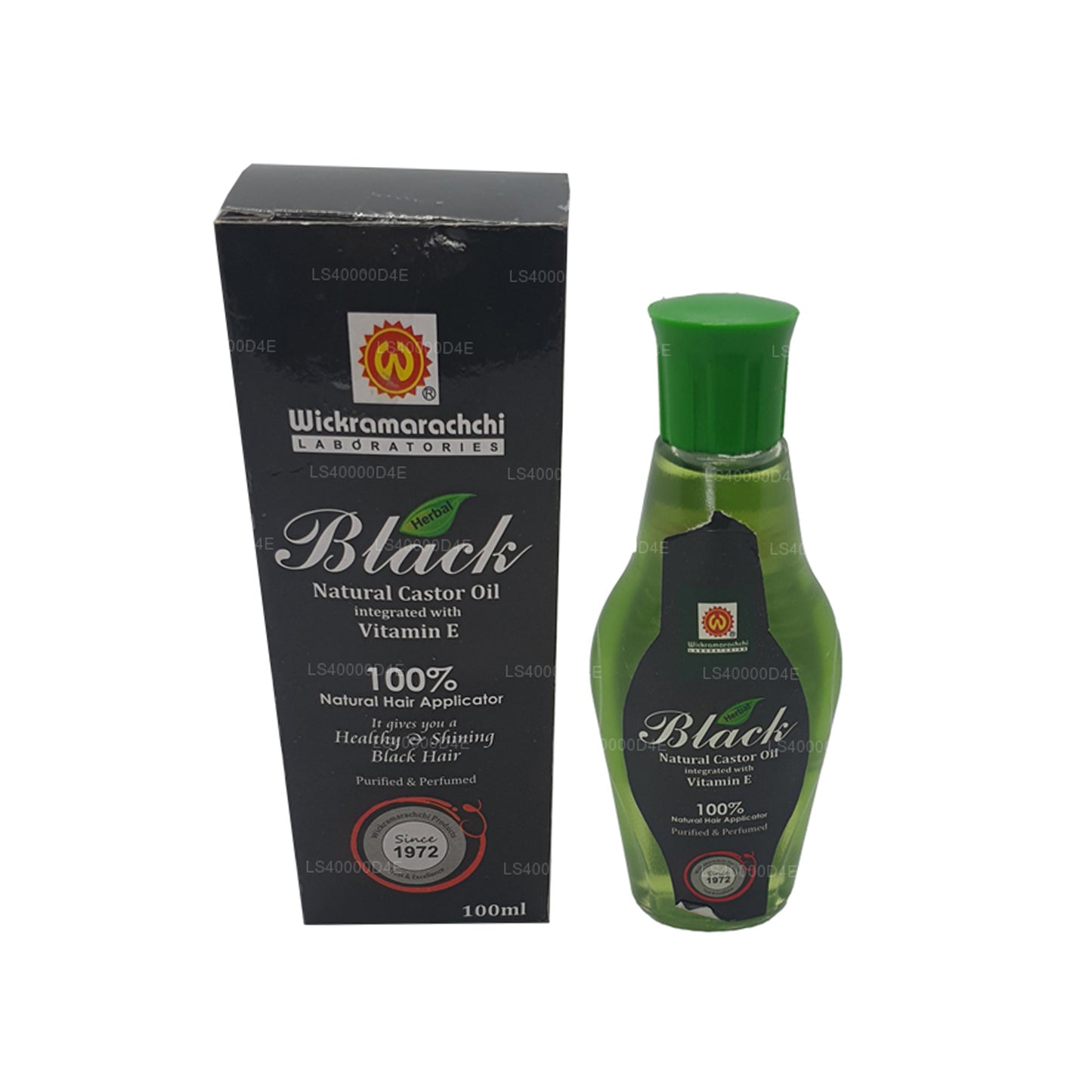 Huile capillaire noire Wickramarachchi Labs (100 ml)
