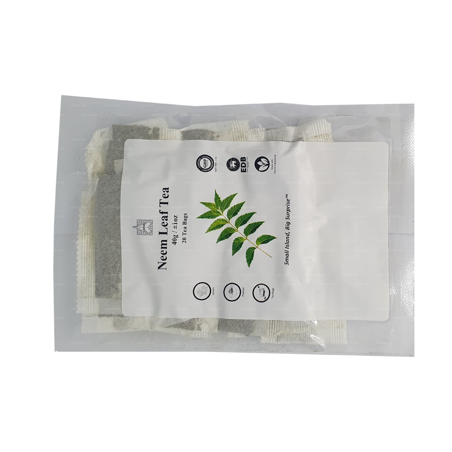 Thé aux feuilles de neem Lakpura (40 g) 20 sachets de thé