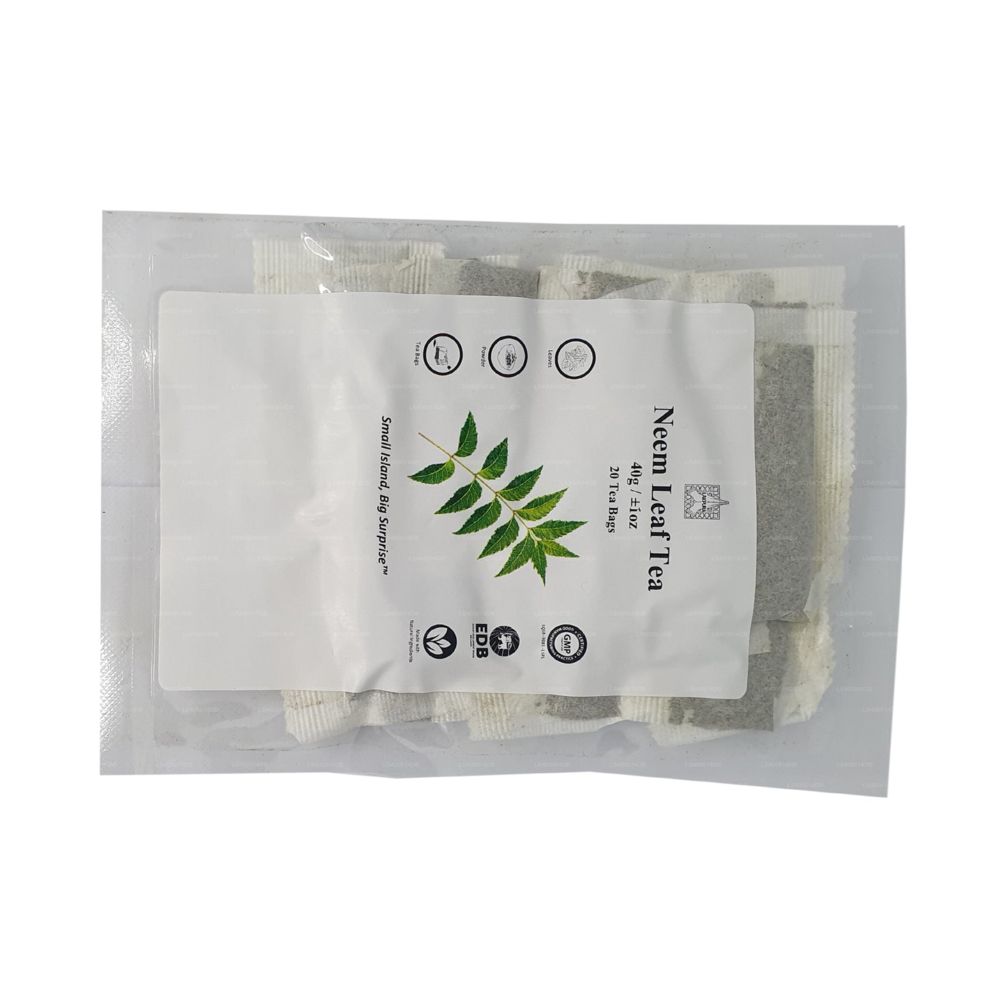 Thé aux feuilles de neem Lakpura (40 g) 20 sachets de thé