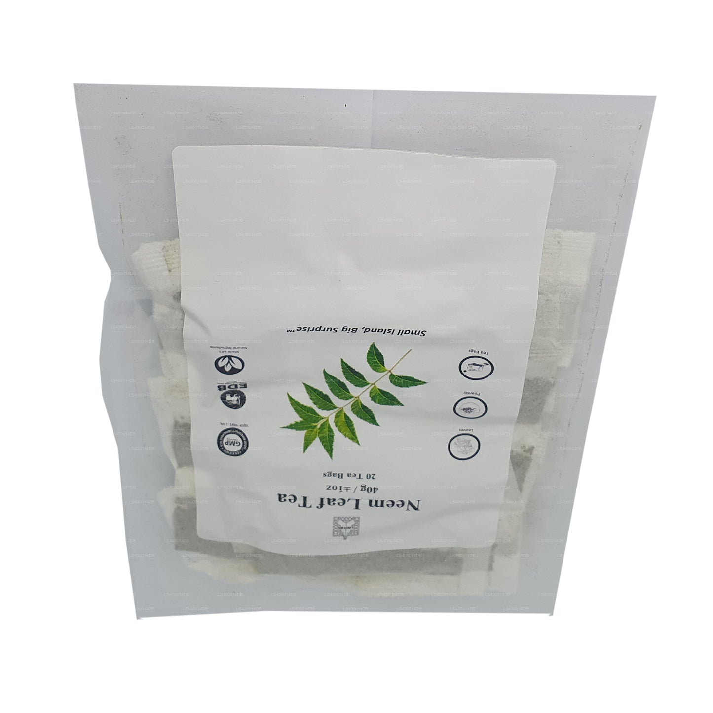 Thé aux feuilles de neem Lakpura (40 g) 20 sachets de thé